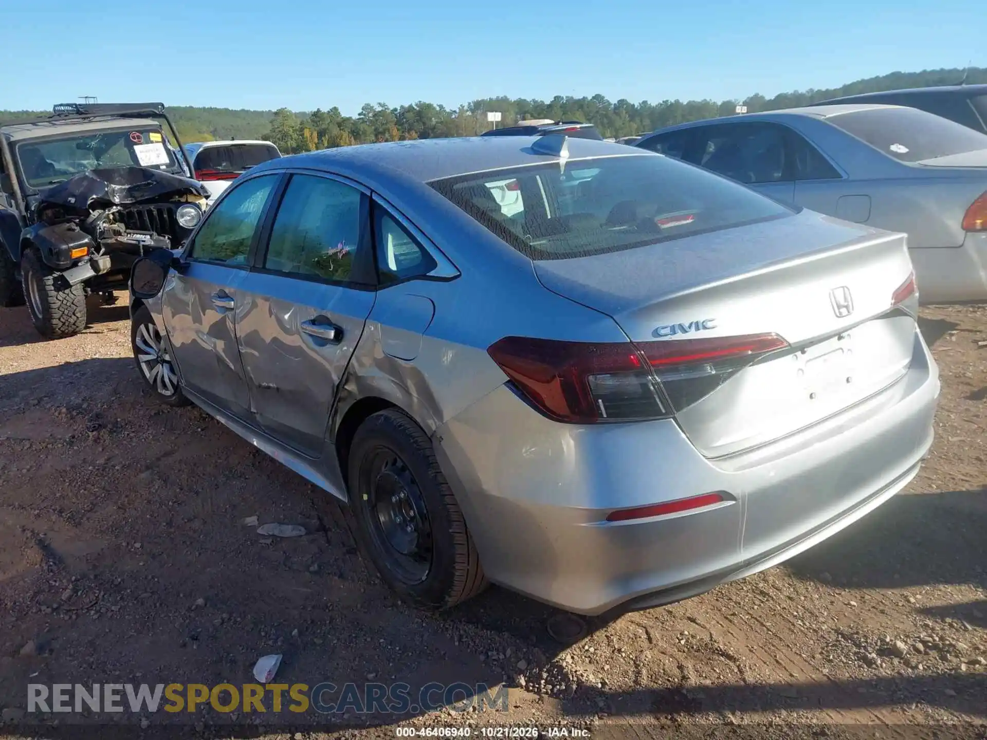3 fotografías del automóvil dañado 2HGFE2F22TH569241 HONDA CIVIC 2026