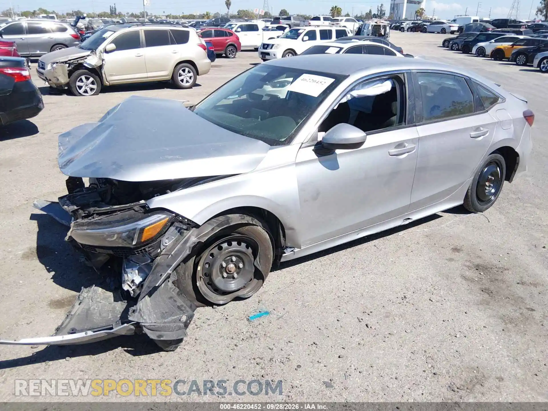 2 Photograph of a damaged car 2HGFE2F26TH549655 HONDA CIVIC 2026