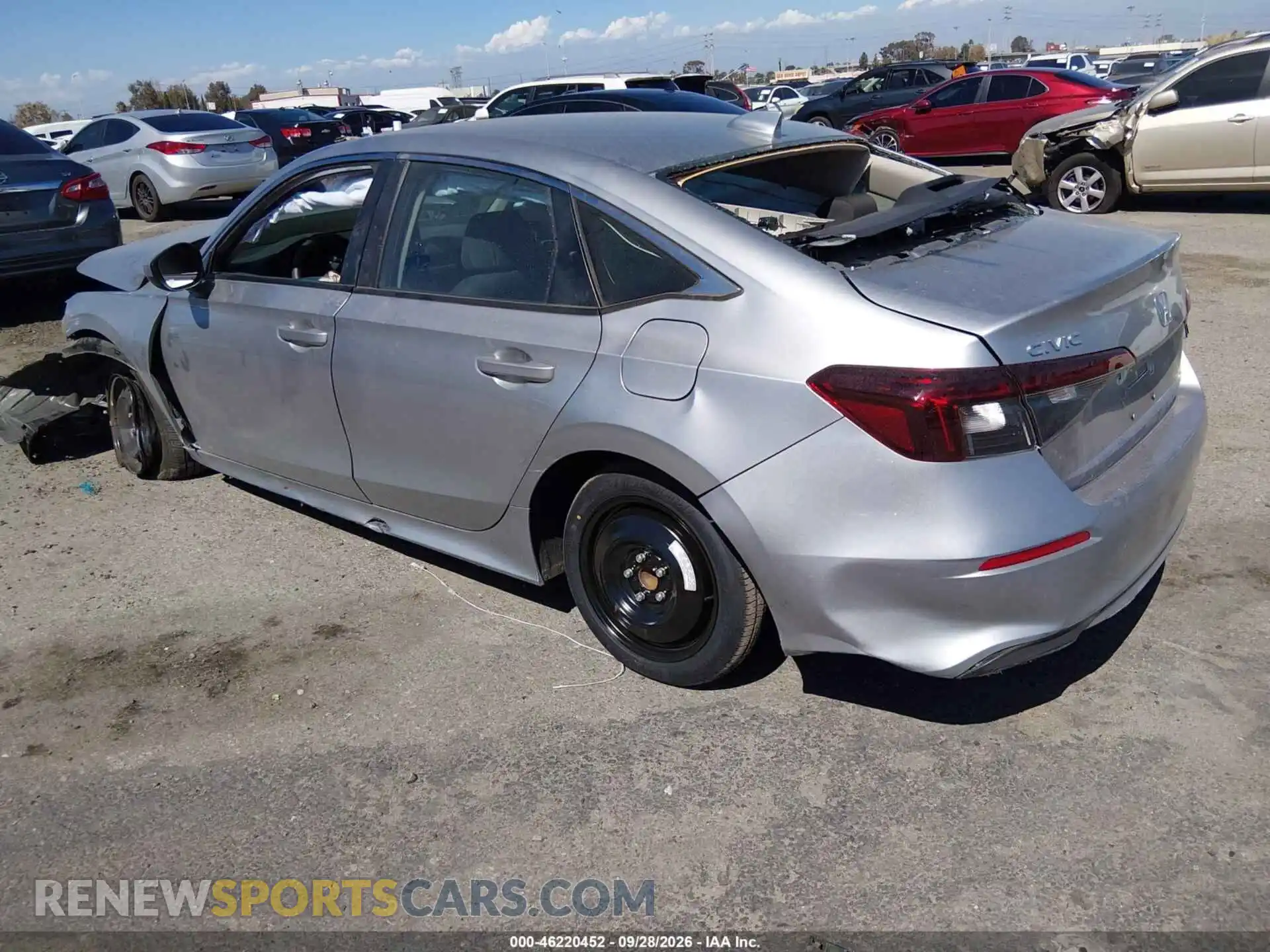 3 Photograph of a damaged car 2HGFE2F26TH549655 HONDA CIVIC 2026