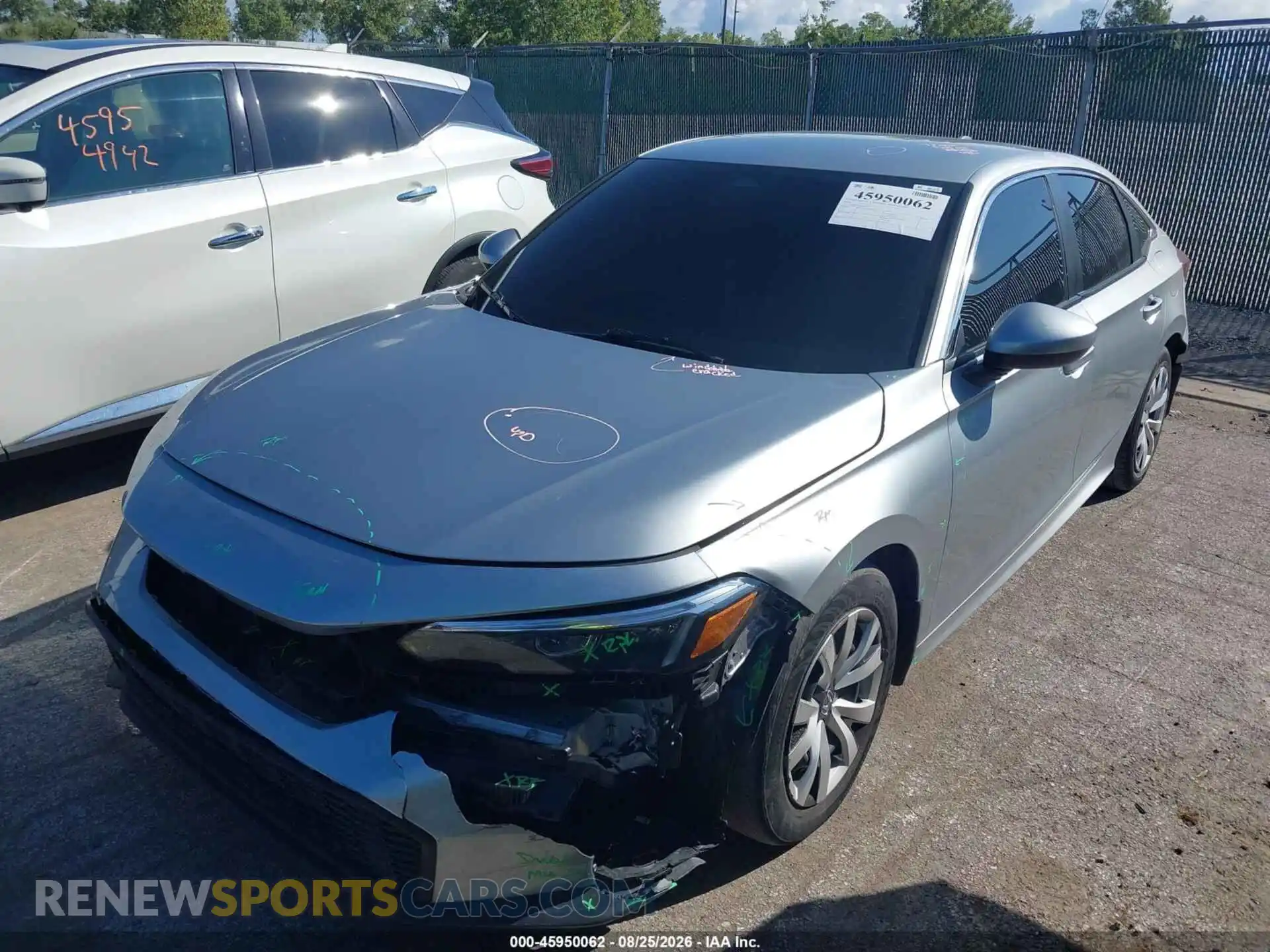 2 Photograph of a damaged car 2HGFE2F29TH522157 HONDA CIVIC 2026