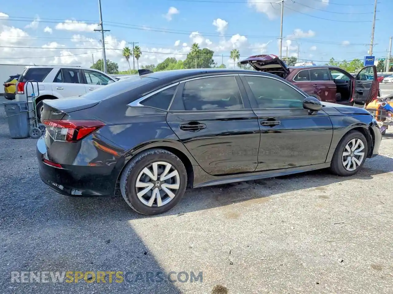 3 fotografías del automóvil dañado 2HGFE2F2XTH569939 HONDA CIVIC 2026