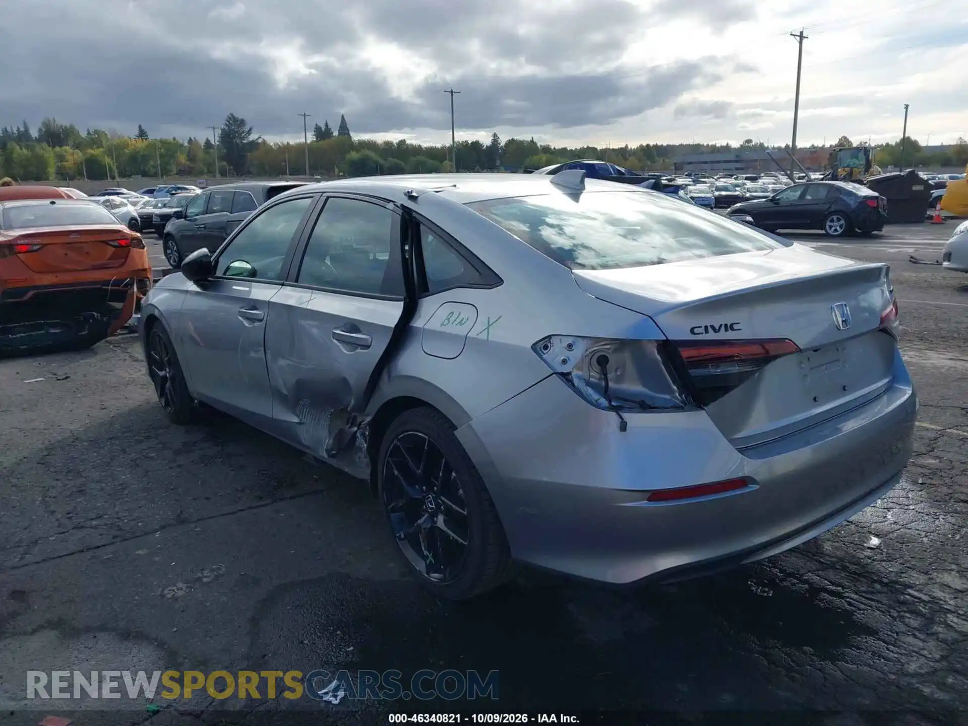 3 Photograph of a damaged car 2HGFE2F50TH586775 HONDA CIVIC 2026