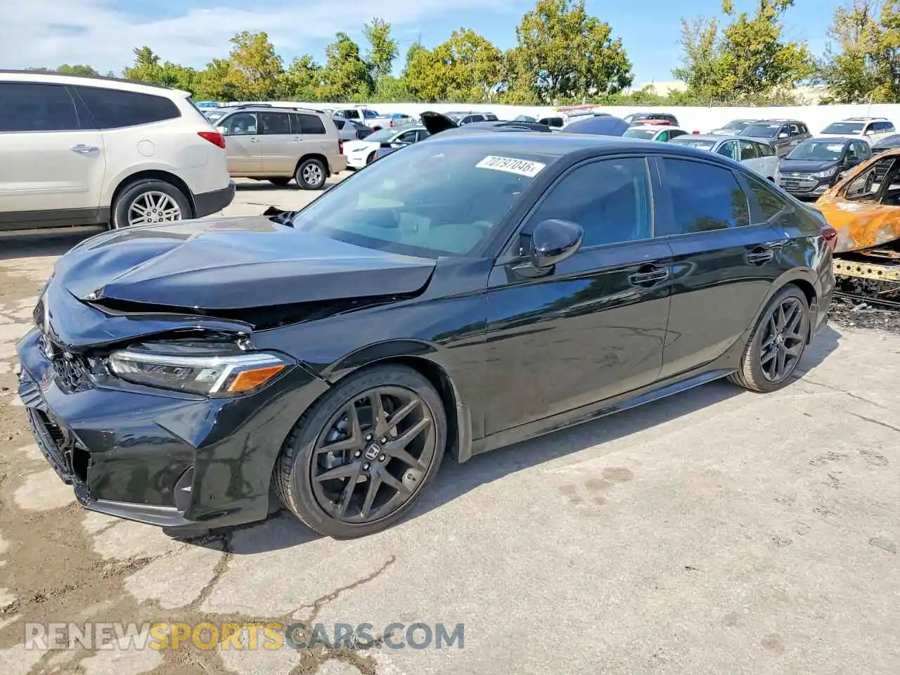 1 Photograph of a damaged car 2HGFE2F50TH606409 HONDA CIVIC 2026