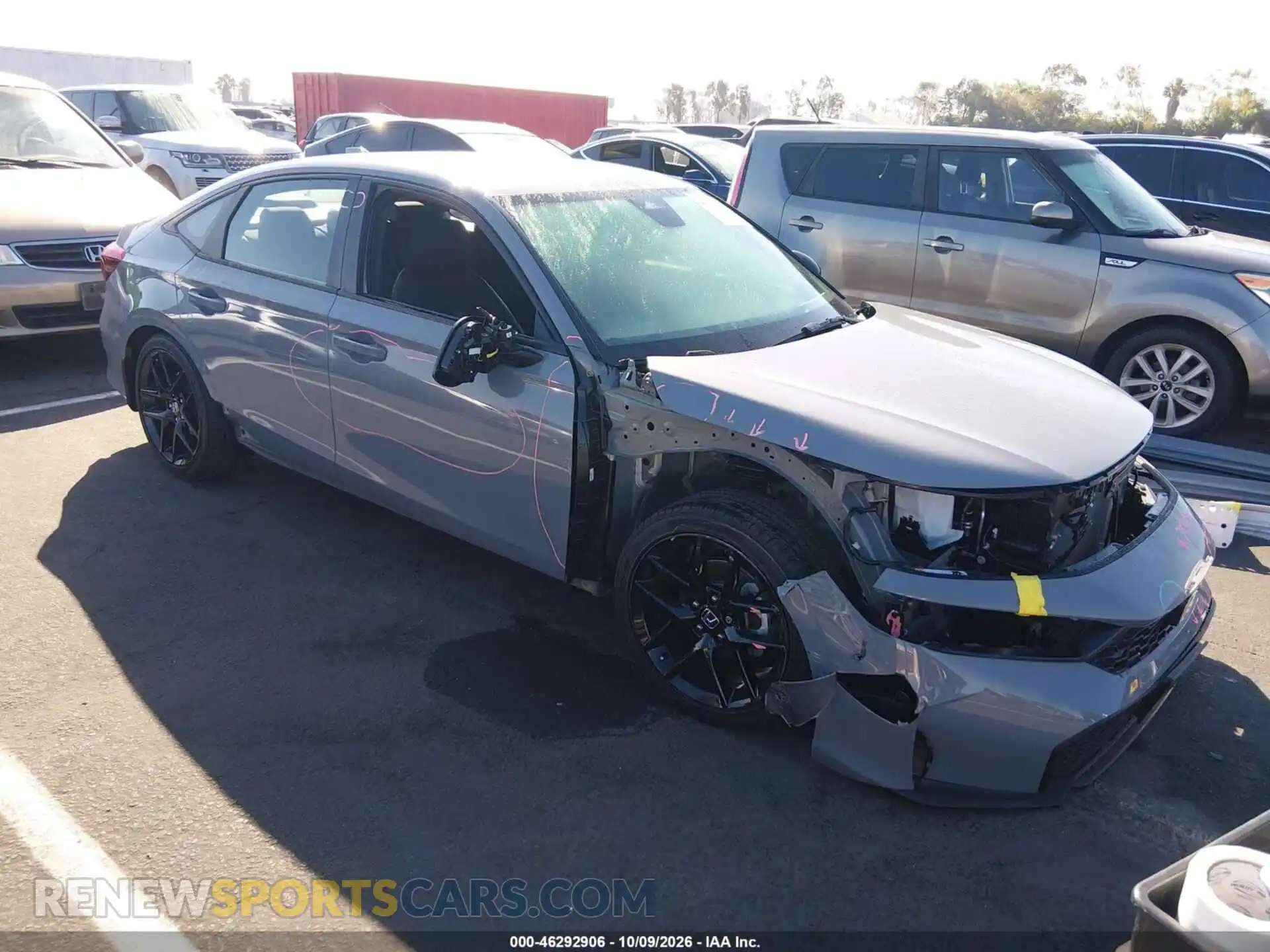 1 Photograph of a damaged car 2HGFE2F50TH606832 HONDA CIVIC 2026