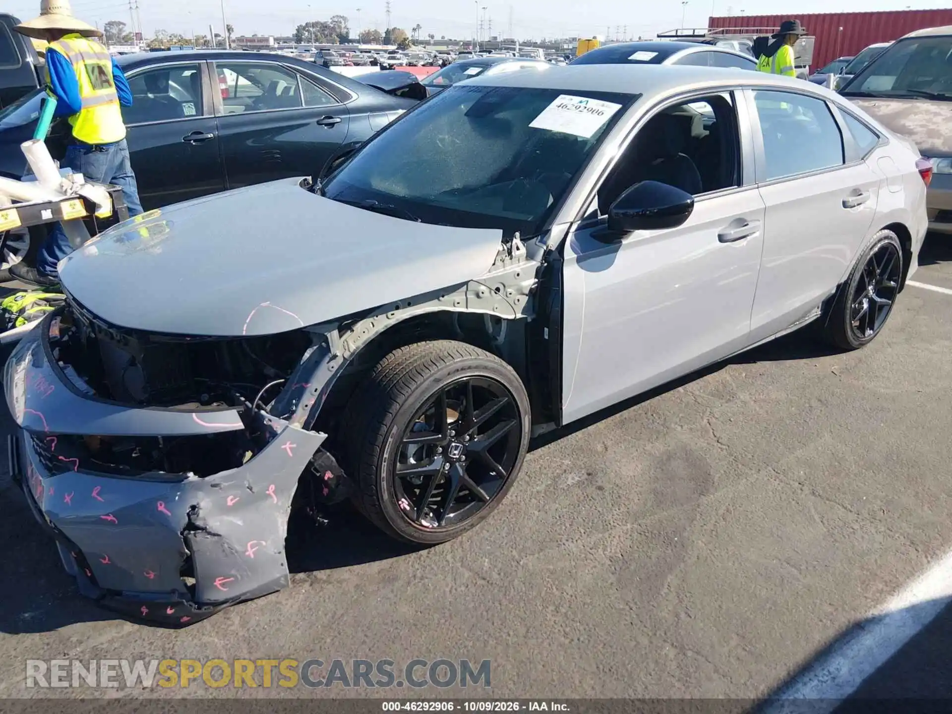 2 Photograph of a damaged car 2HGFE2F50TH606832 HONDA CIVIC 2026
