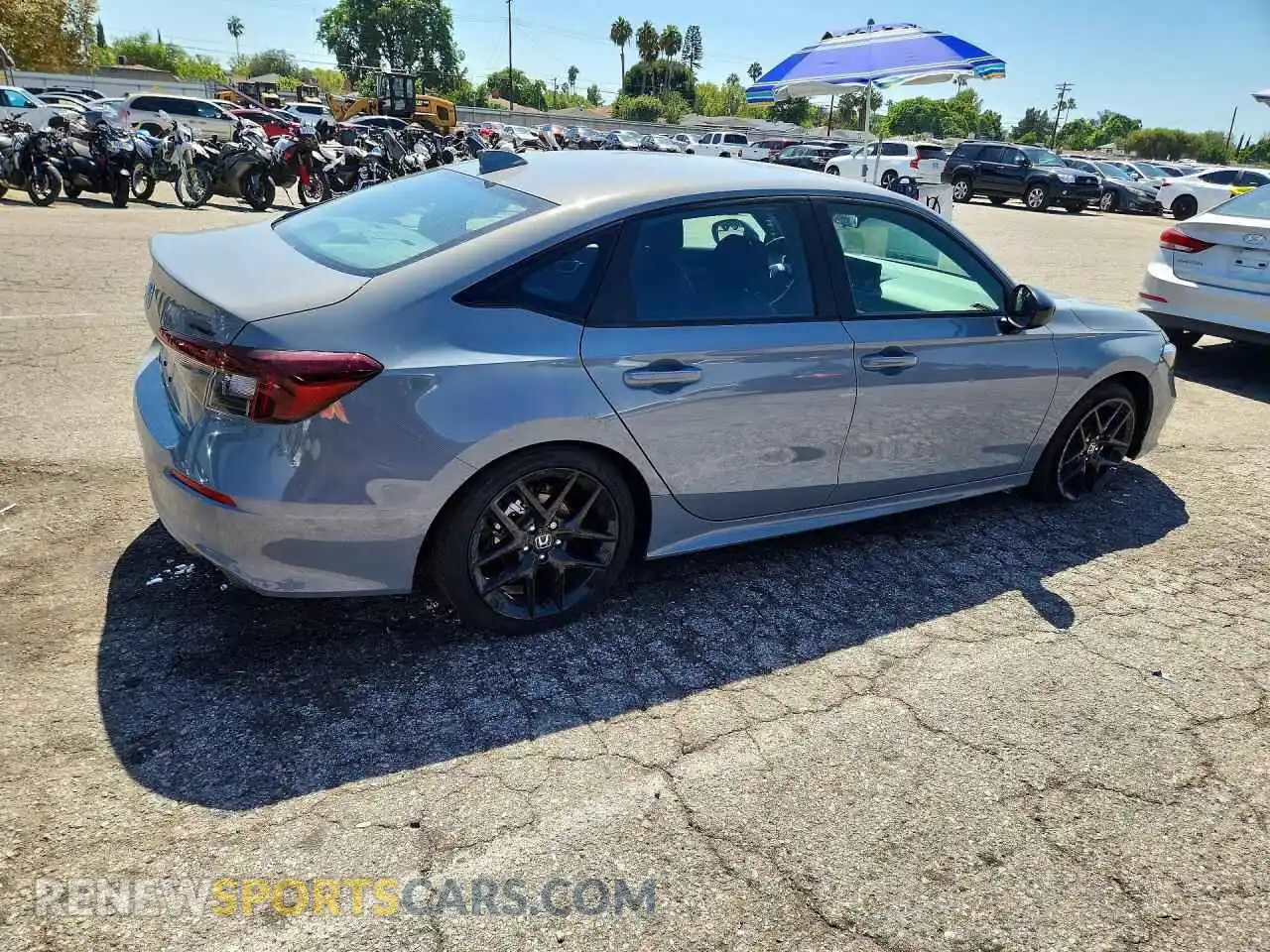 3 fotografías del automóvil dañado 2HGFE2F51TH607665 HONDA CIVIC 2026