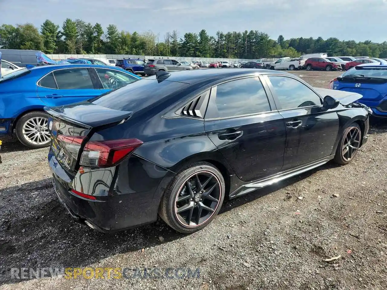 3 fotografías del automóvil dañado 2HGFE2F51TH613675 HONDA CIVIC 2026