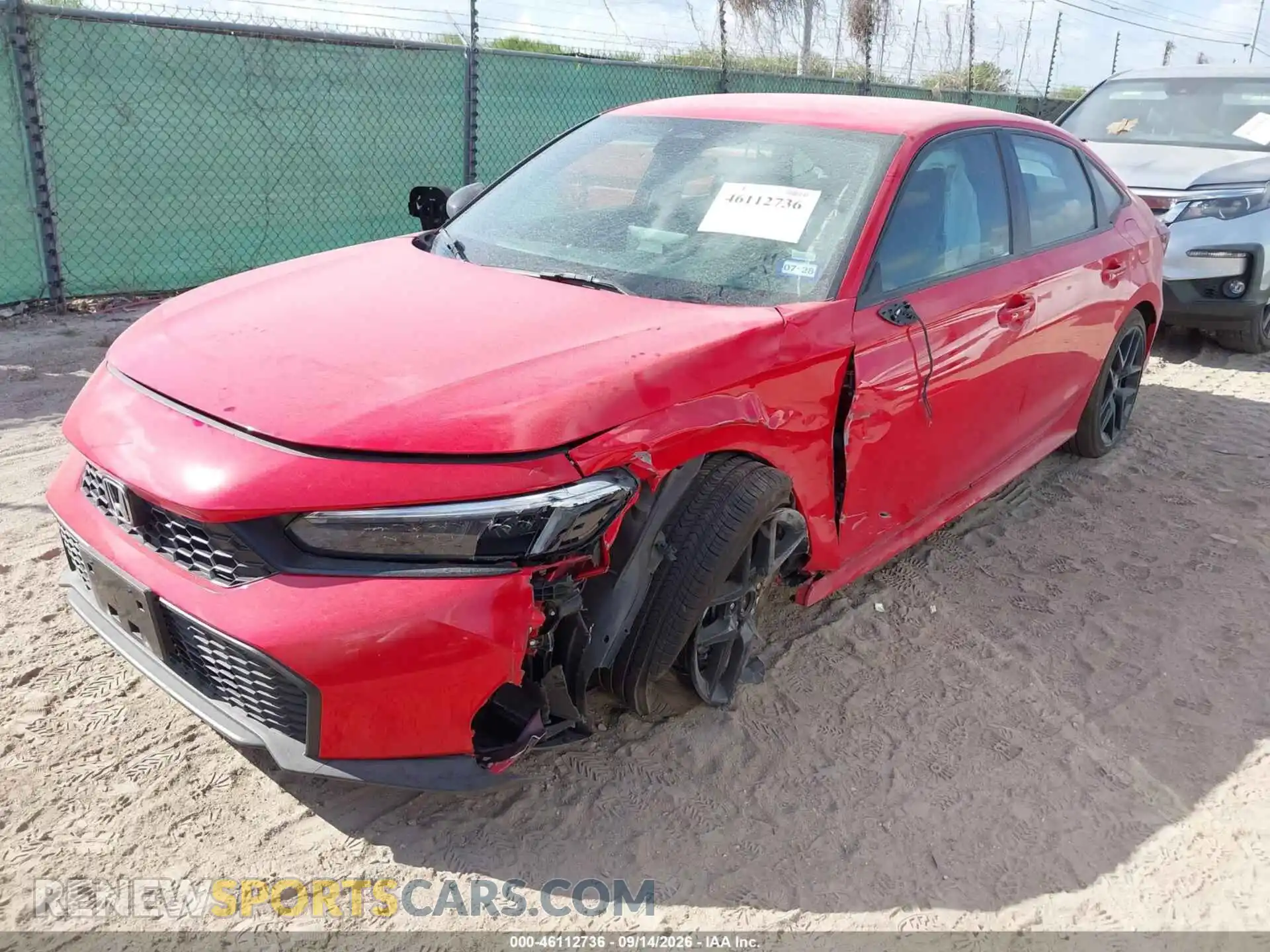 2 Photograph of a damaged car 2HGFE2F51TH614485 HONDA CIVIC 2026