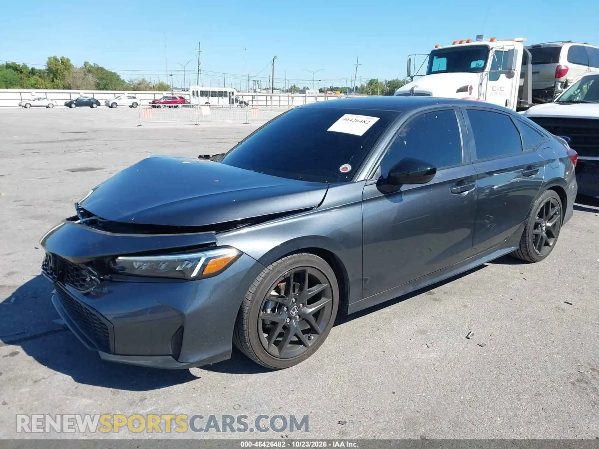 2 Photograph of a damaged car 2HGFE2F52TH521829 HONDA CIVIC 2026
