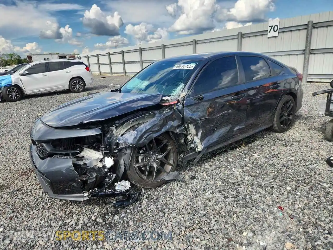 1 Photograph of a damaged car 2HGFE2F52TH574501 HONDA CIVIC 2026