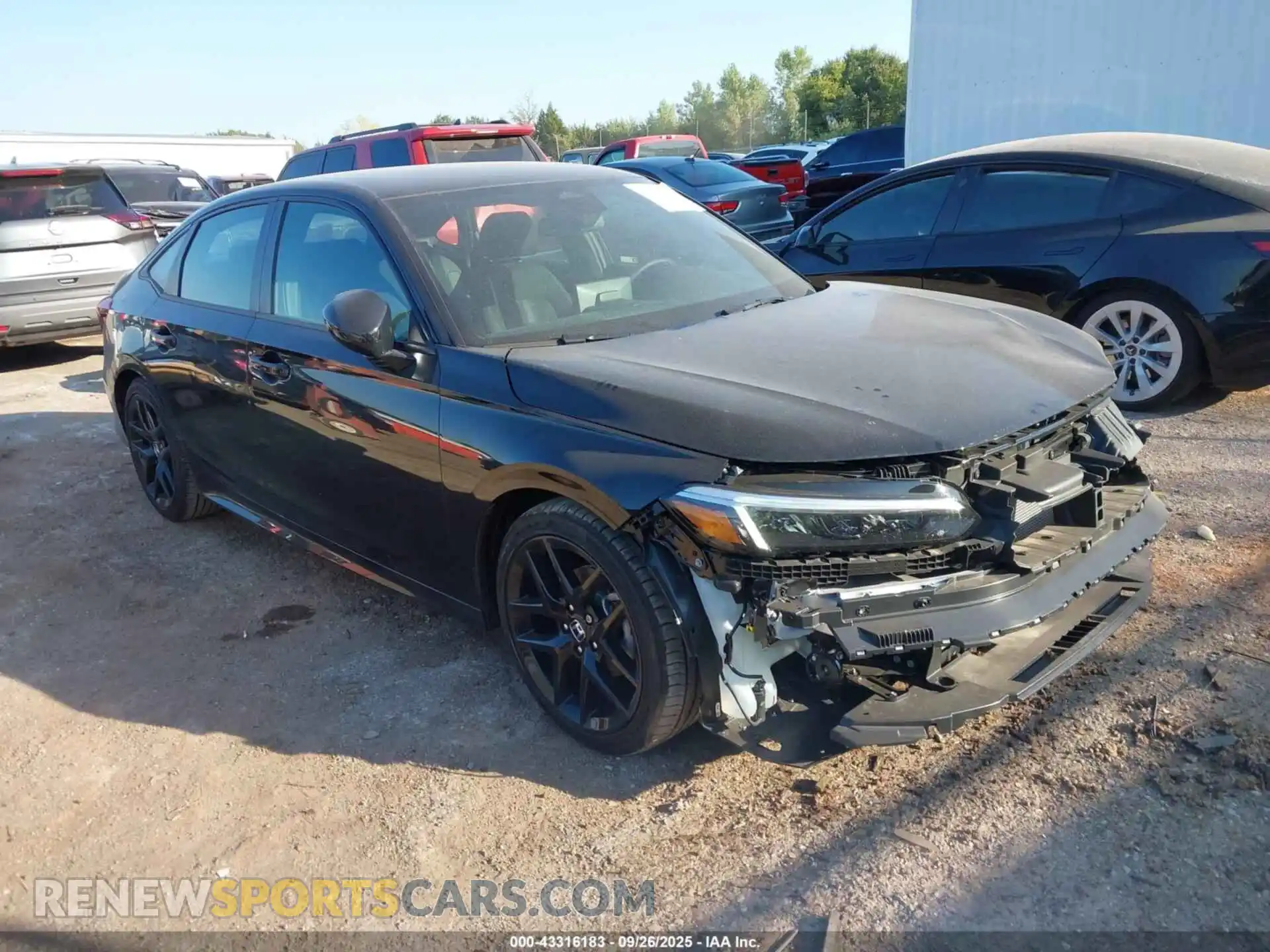 1 Photograph of a damaged car 2HGFE2F53TH512380 HONDA CIVIC 2026