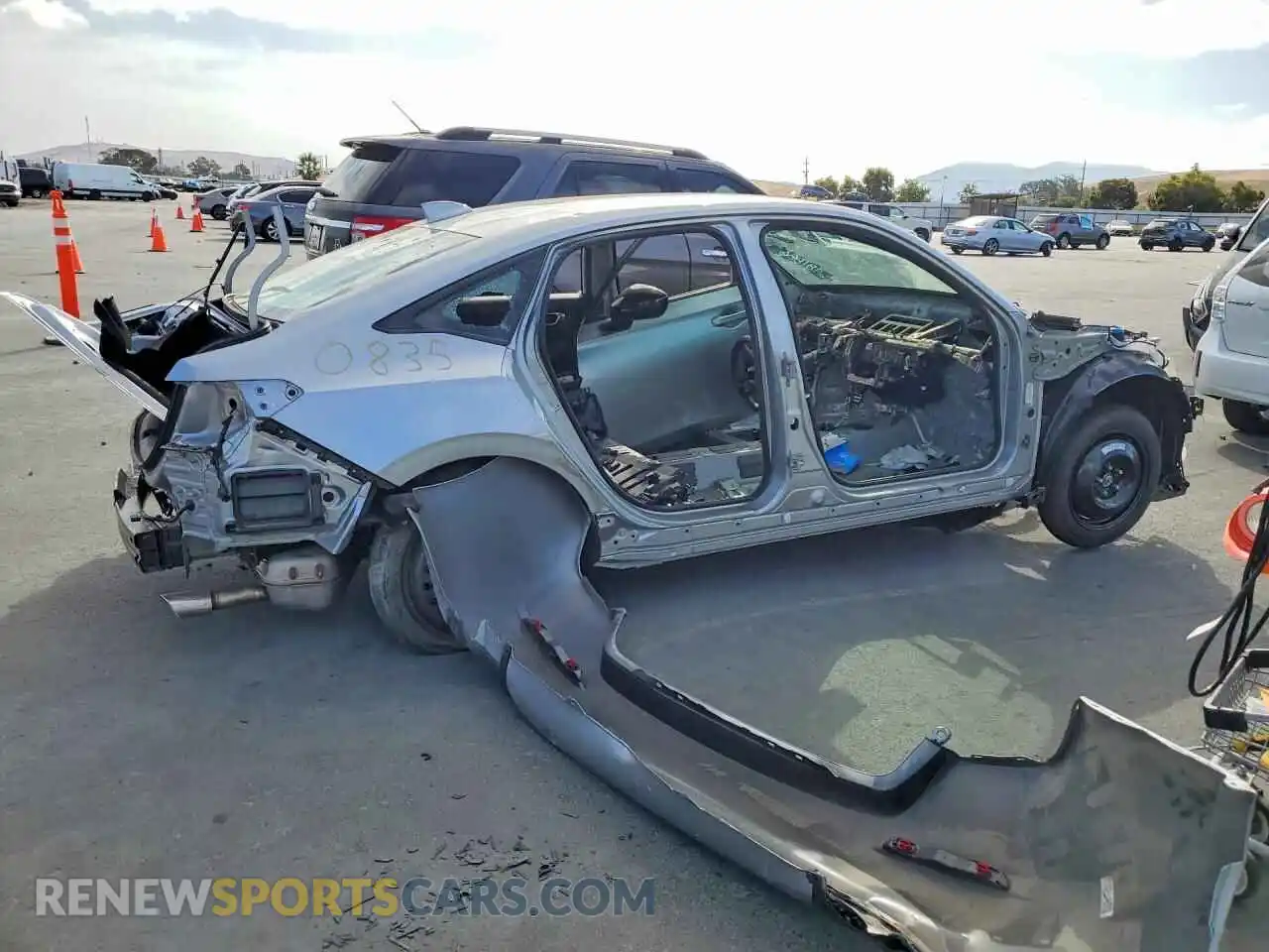 3 Photograph of a damaged car 2HGFE2F53TH520835 HONDA CIVIC 2026