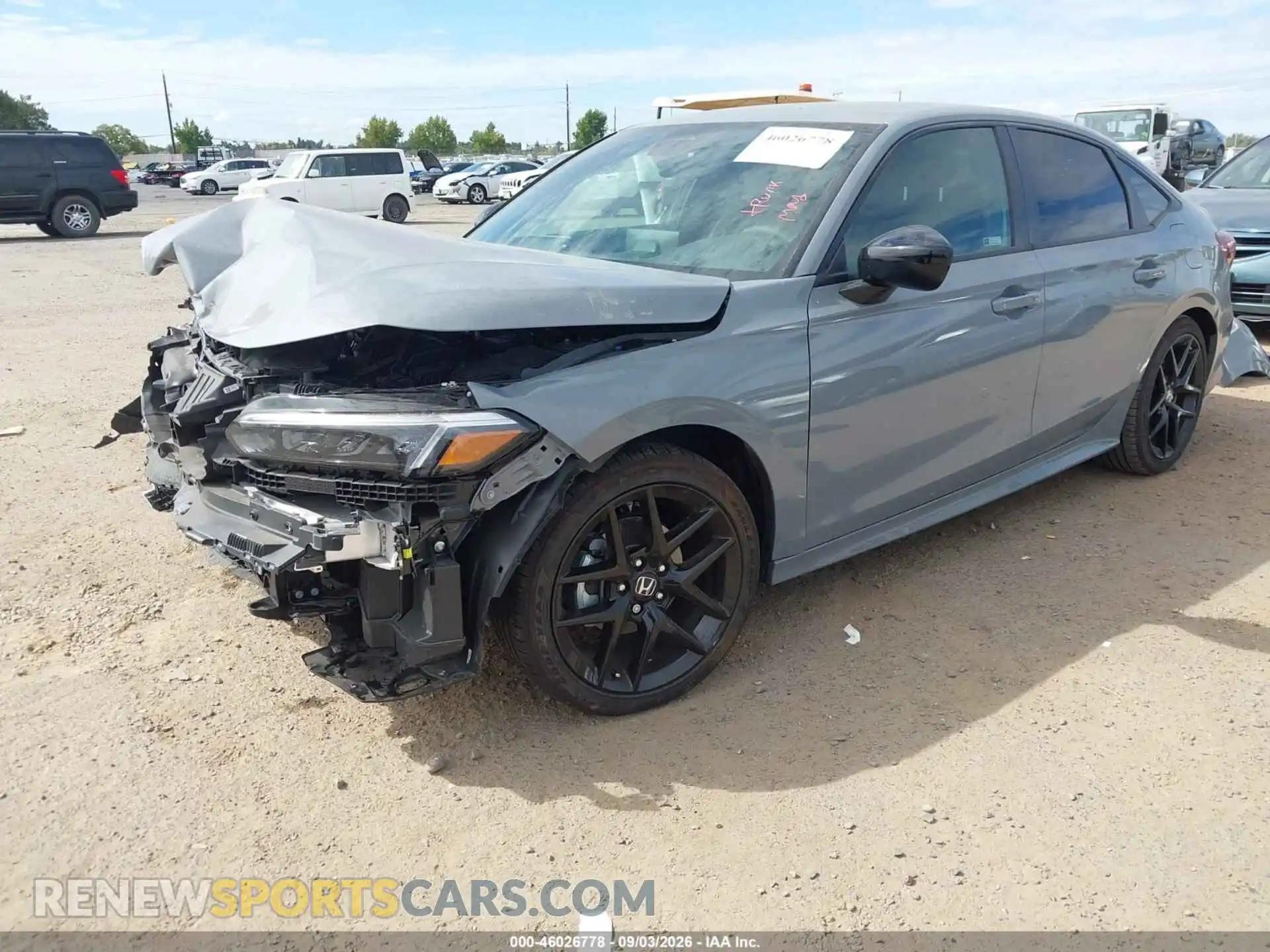 2 Photograph of a damaged car 2HGFE2F53TH569209 HONDA CIVIC 2026