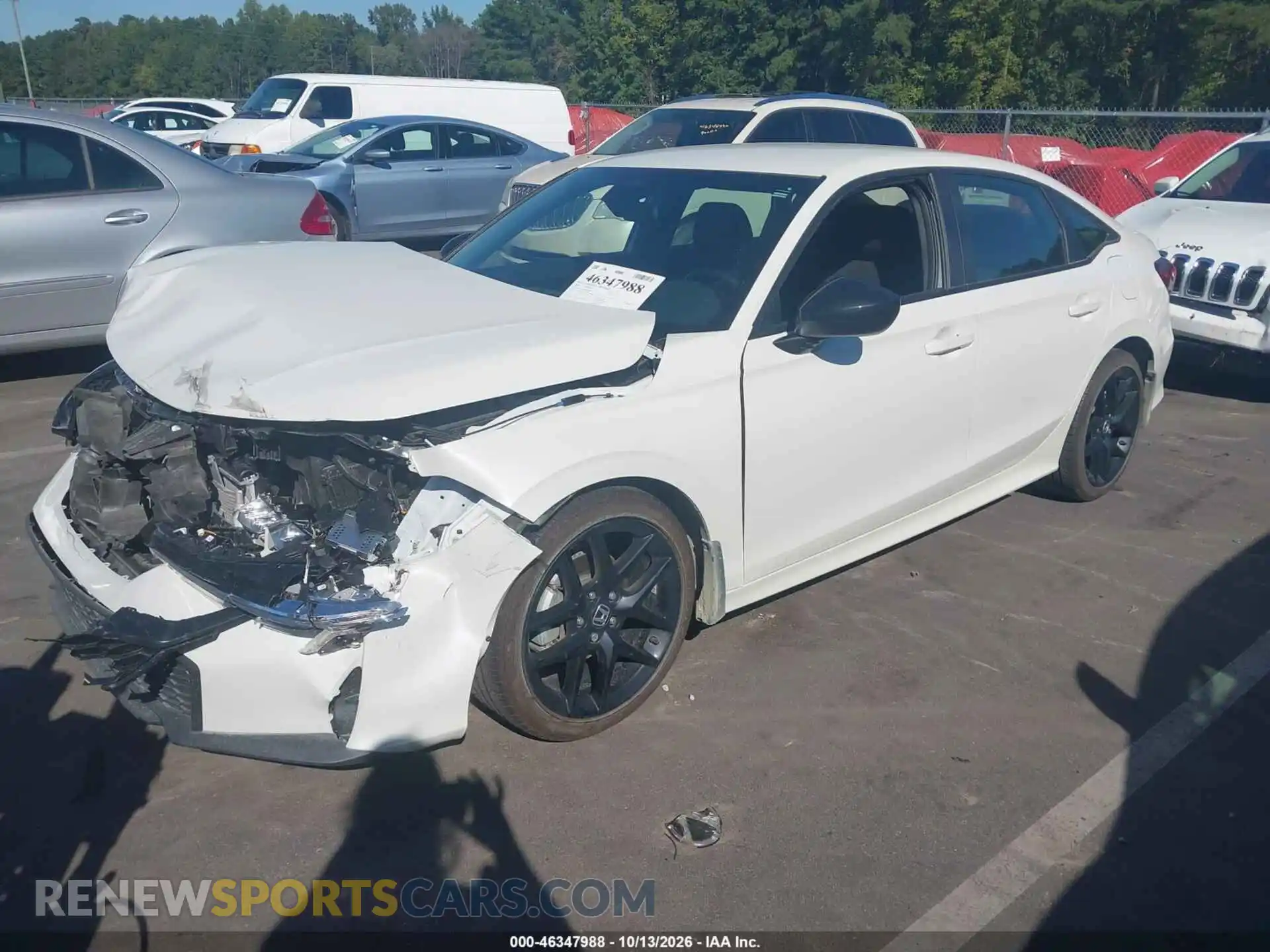 2 Photograph of a damaged car 2HGFE2F53TH596829 HONDA CIVIC 2026