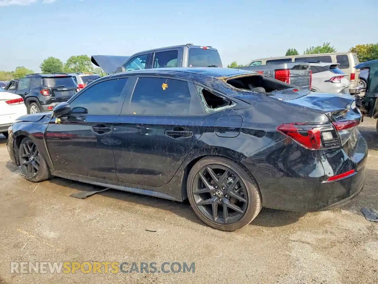 2 Photograph of a damaged car 2HGFE2F54TH515529 HONDA CIVIC 2026