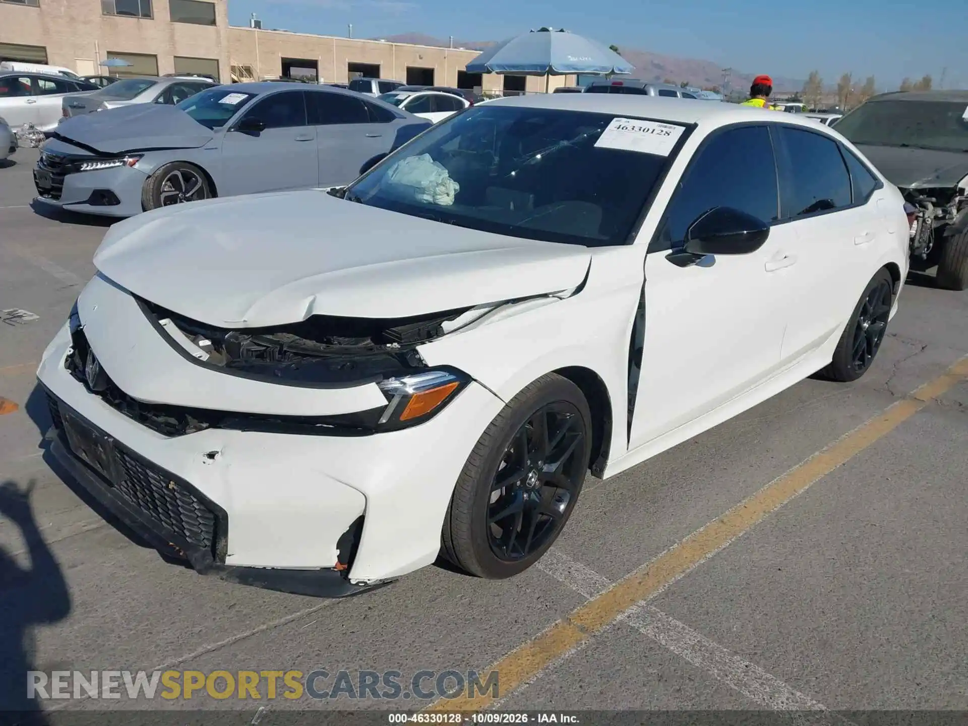 2 Photograph of a damaged car 2HGFE2F54TH520522 HONDA CIVIC 2026
