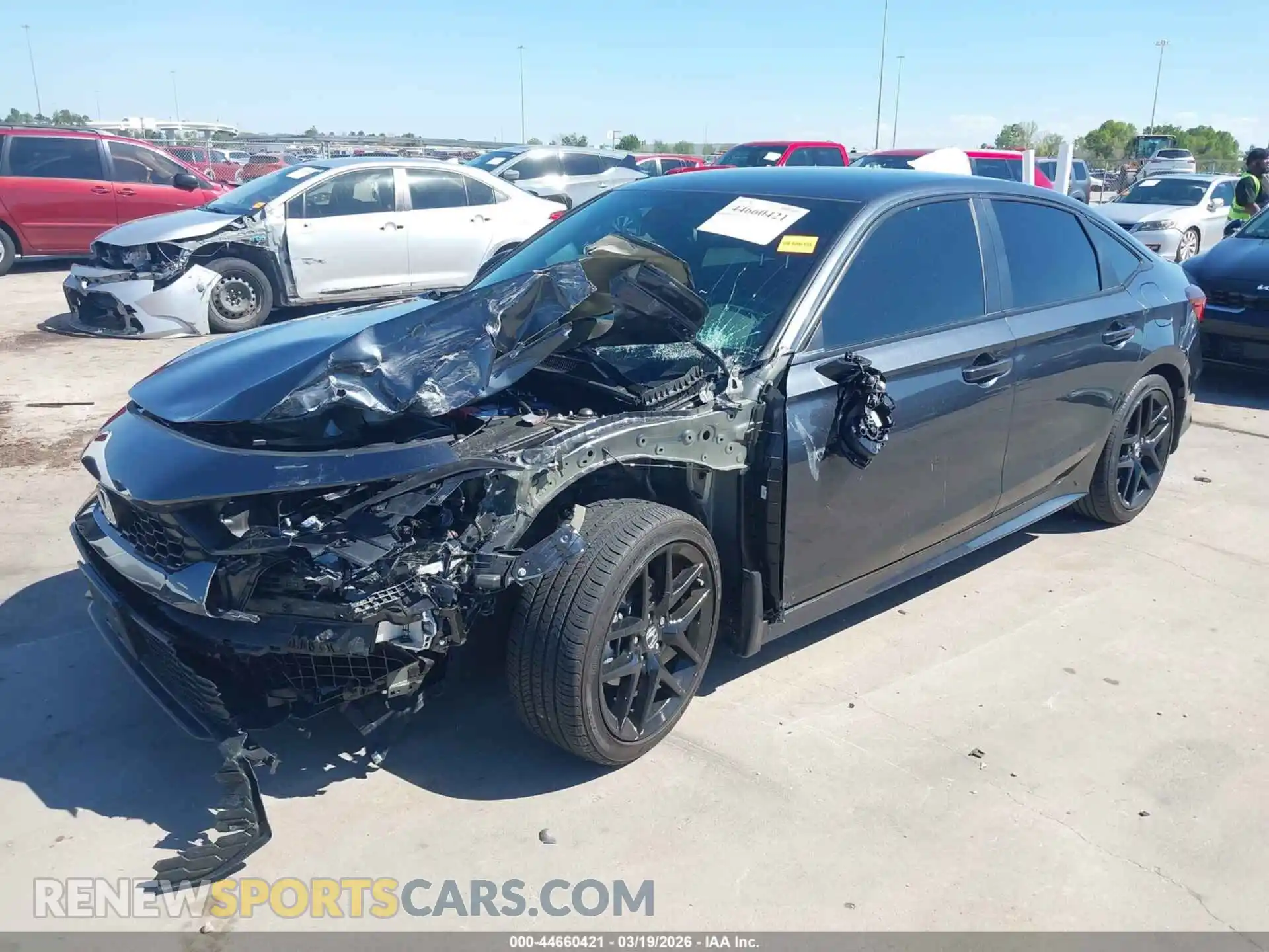2 Photograph of a damaged car 2HGFE2F54TH521346 HONDA CIVIC 2026
