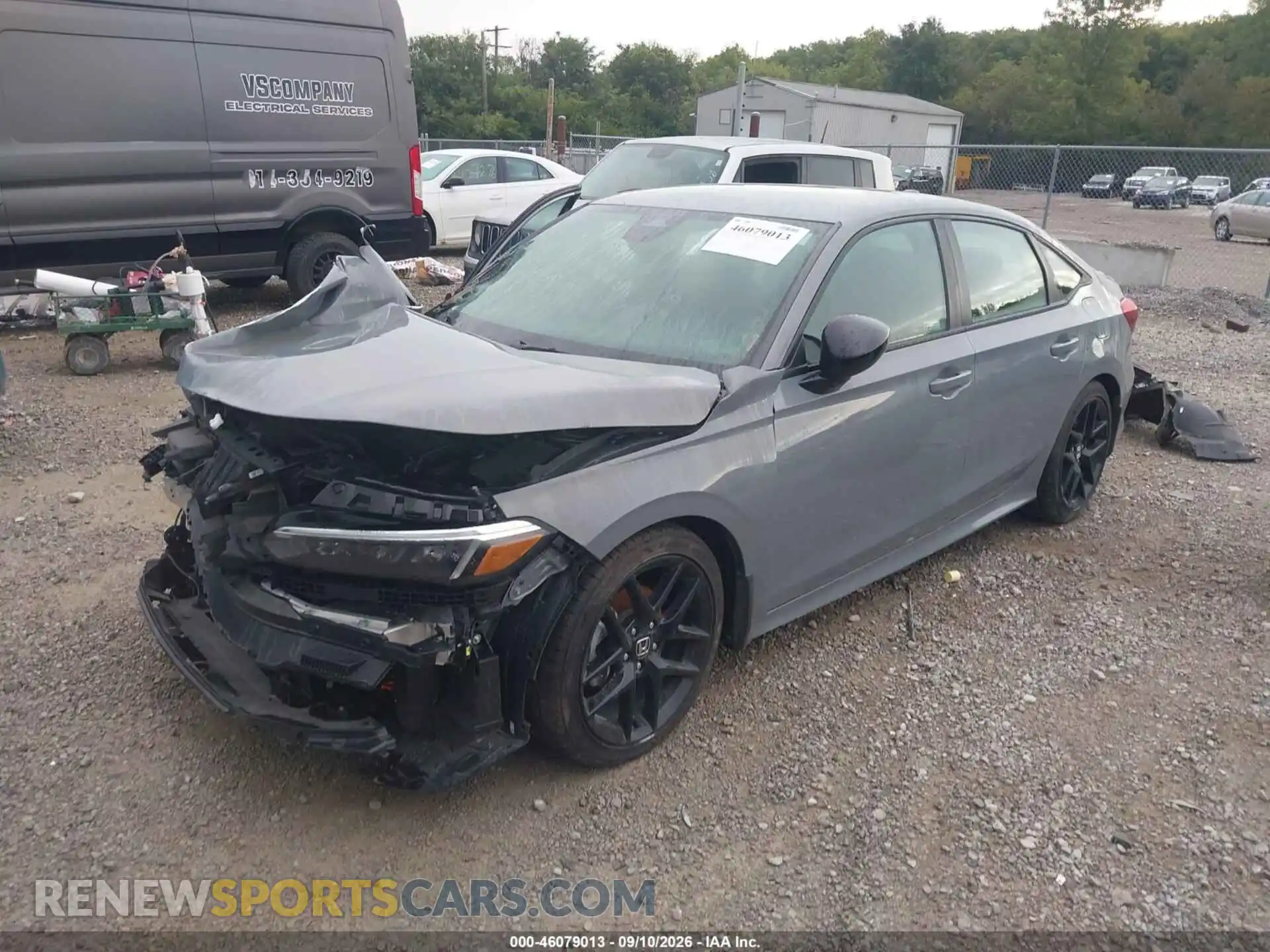 2 fotografías del automóvil dañado 2HGFE2F54TH554248 HONDA CIVIC 2026