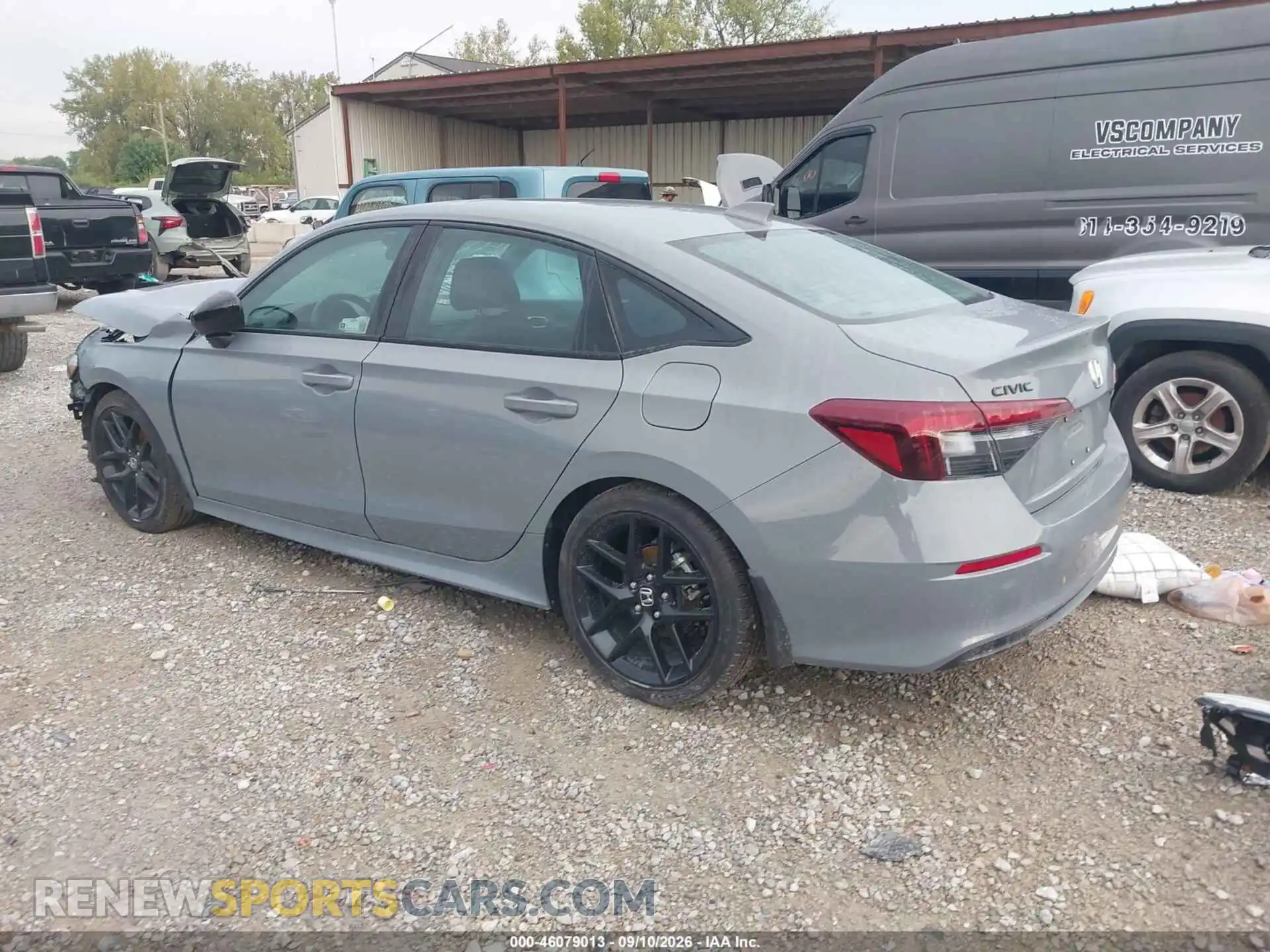 3 fotografías del automóvil dañado 2HGFE2F54TH554248 HONDA CIVIC 2026