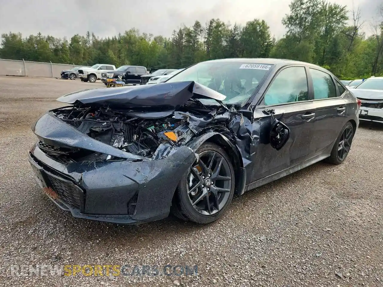 1 Photograph of a damaged car 2HGFE2F55TH111252 HONDA CIVIC 2026