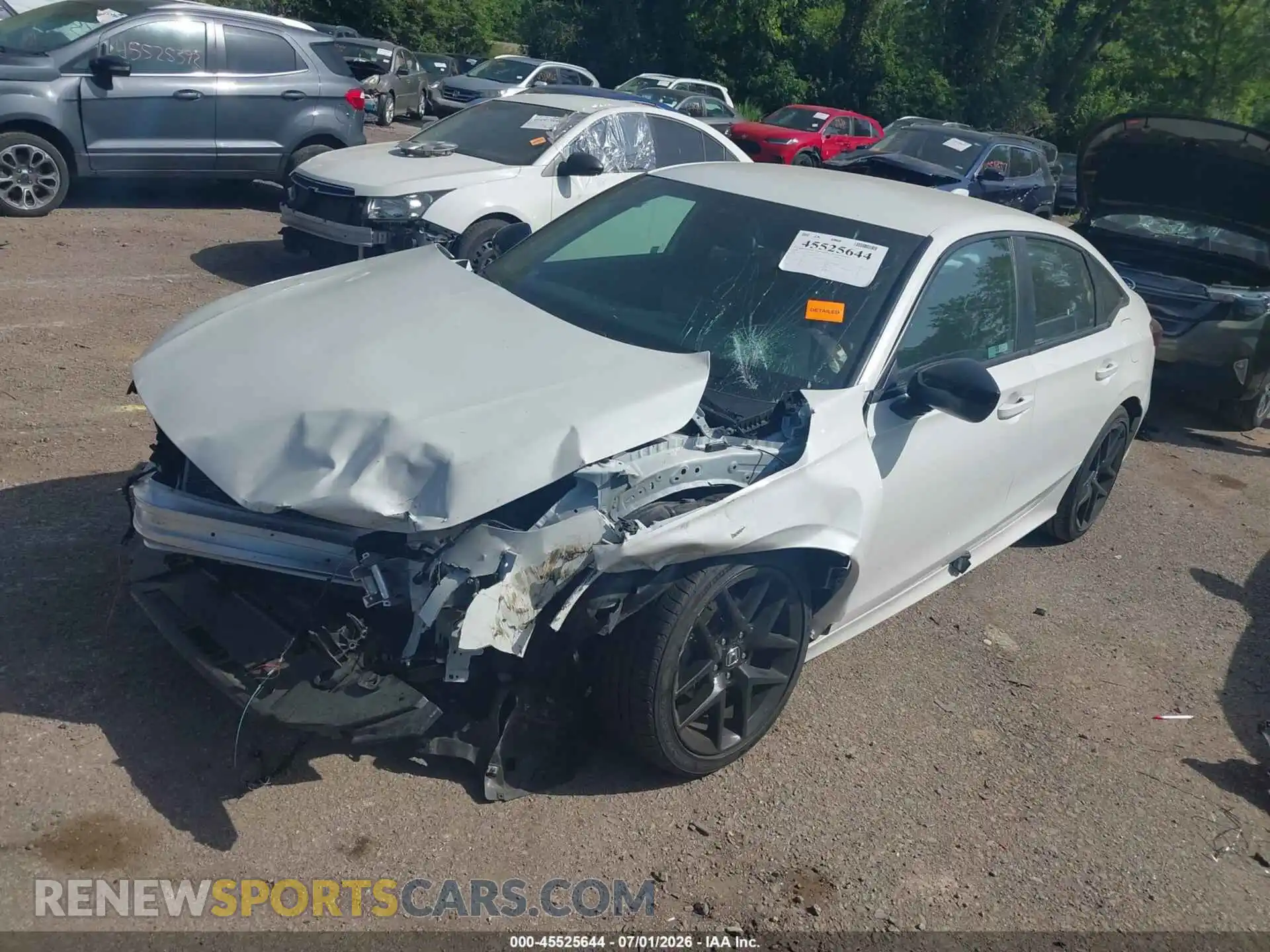 2 Photograph of a damaged car 2HGFE2F55TH532744 HONDA CIVIC 2026