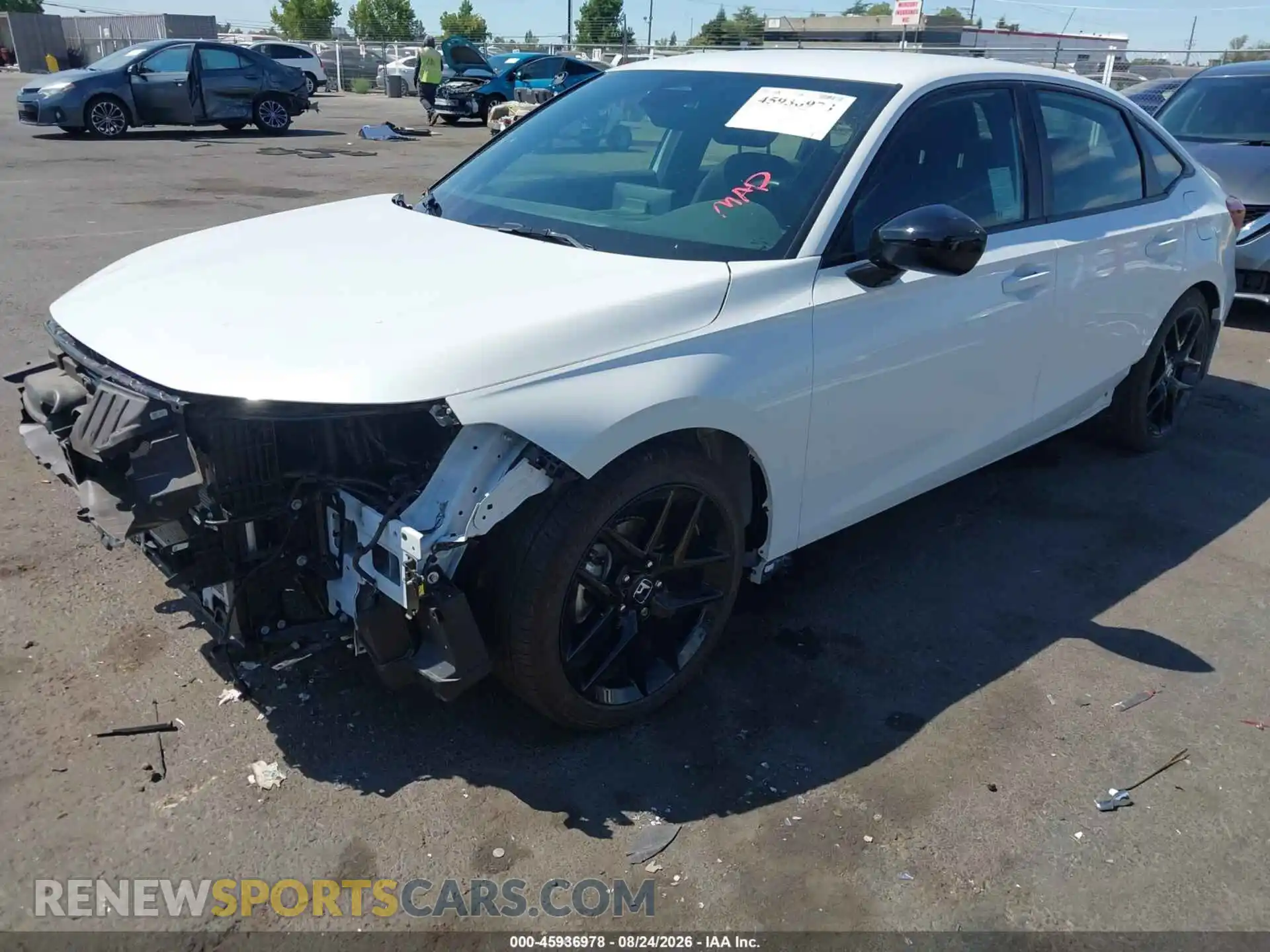 2 Photograph of a damaged car 2HGFE2F55TH569714 HONDA CIVIC 2026