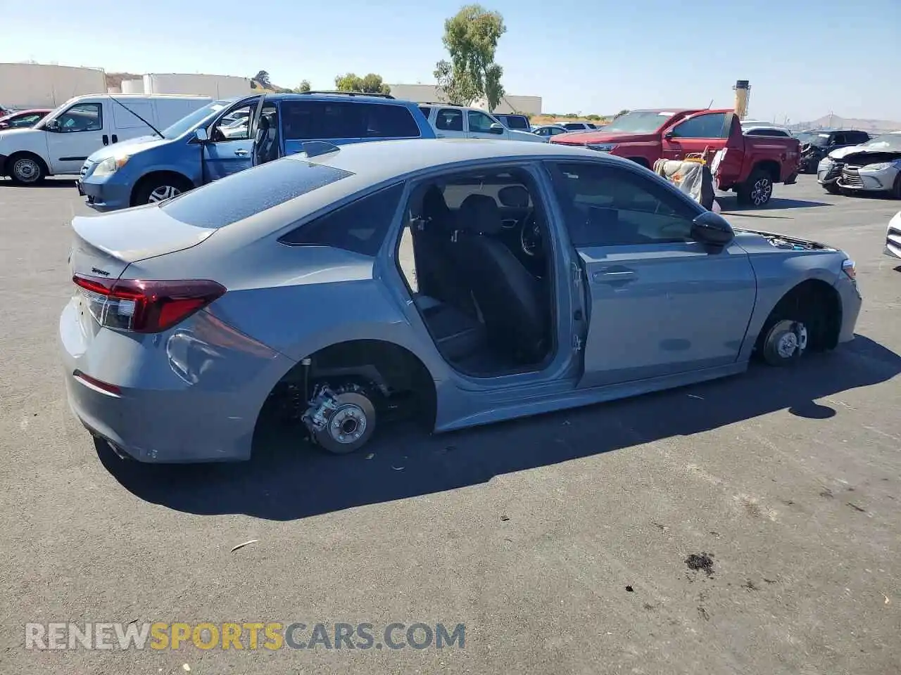 3 Photograph of a damaged car 2HGFE2F56TH573674 HONDA CIVIC 2026