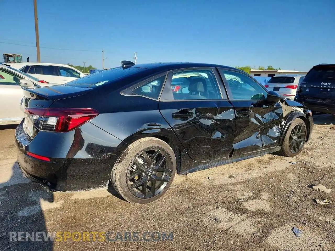 3 fotografías del automóvil dañado 2HGFE2F56TH597151 HONDA CIVIC 2026