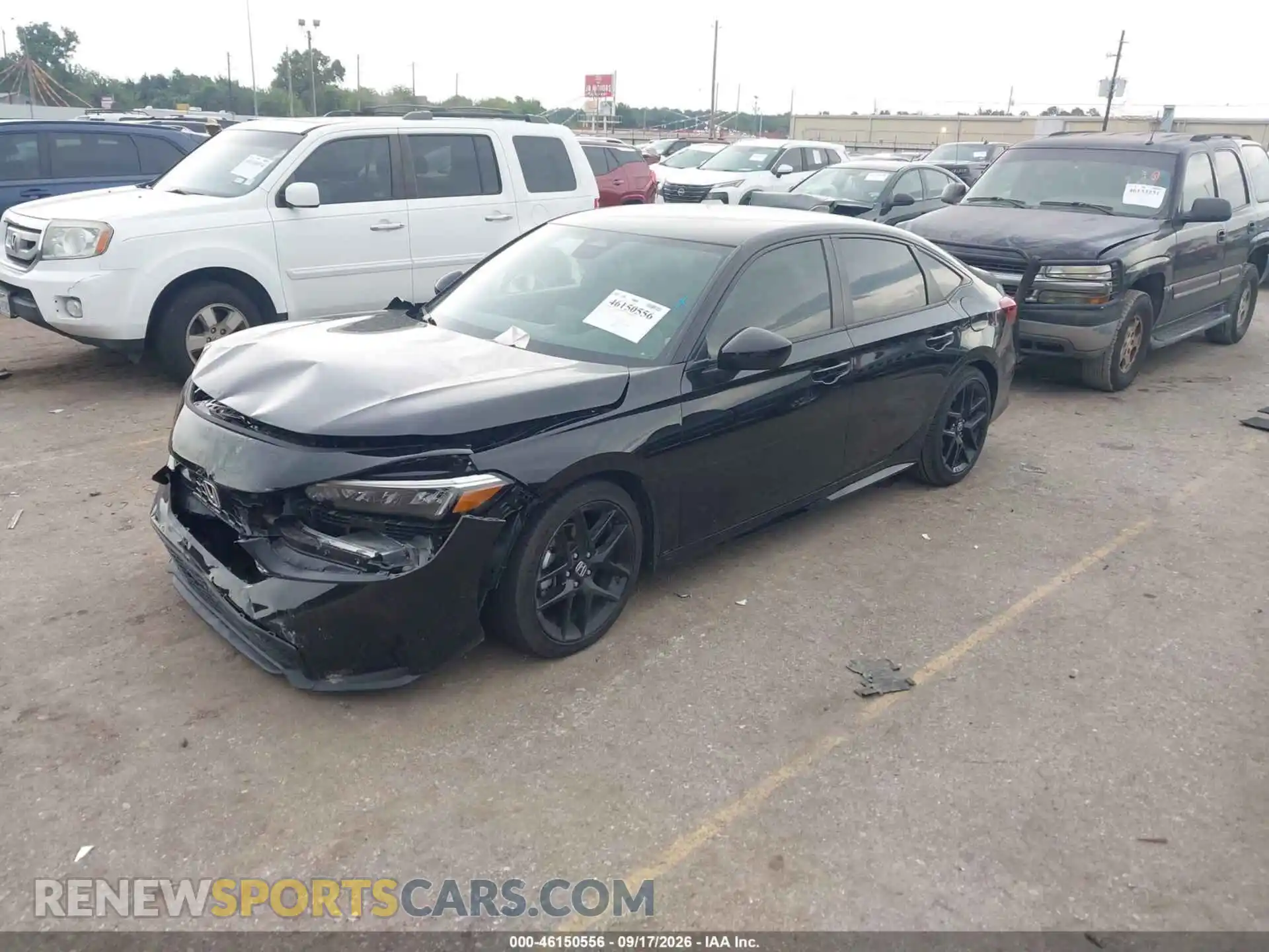 2 Photograph of a damaged car 2HGFE2F56TH607936 HONDA CIVIC 2026