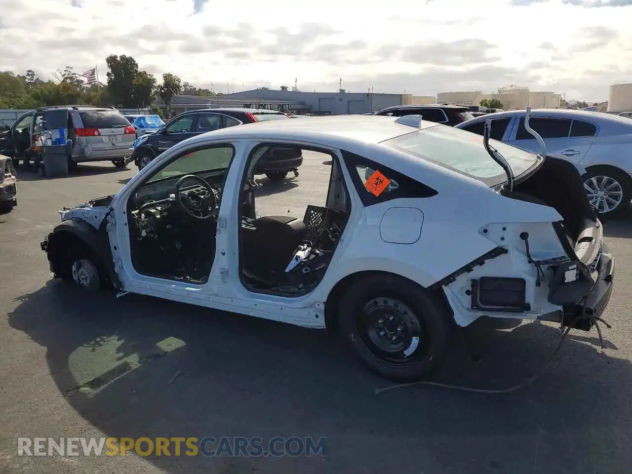 2 Photograph of a damaged car 2HGFE2F57TH587003 HONDA CIVIC 2026