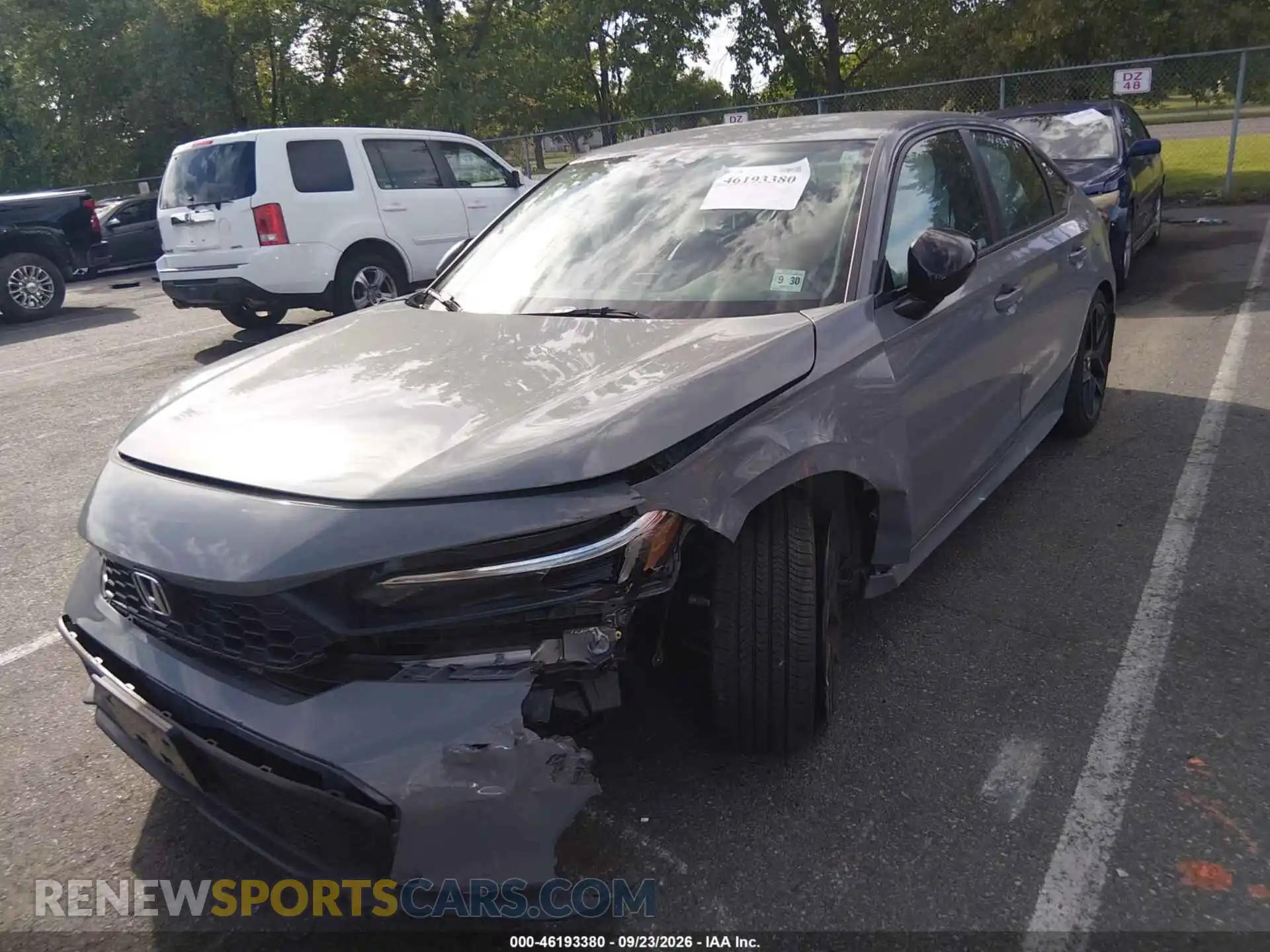 2 Photograph of a damaged car 2HGFE2F58TH523438 HONDA CIVIC 2026