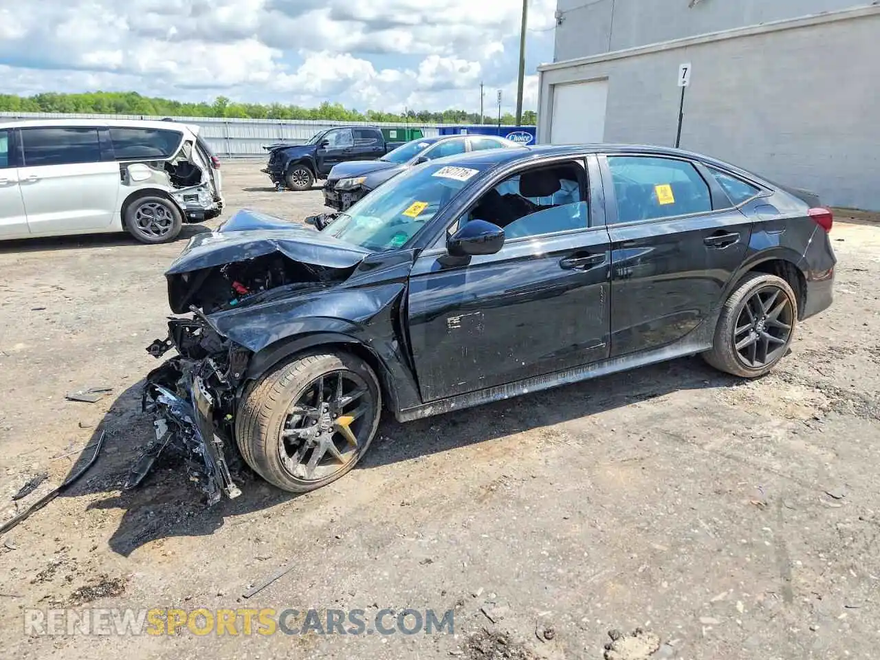 1 Photograph of a damaged car 2HGFE2F58TH528400 HONDA CIVIC 2026