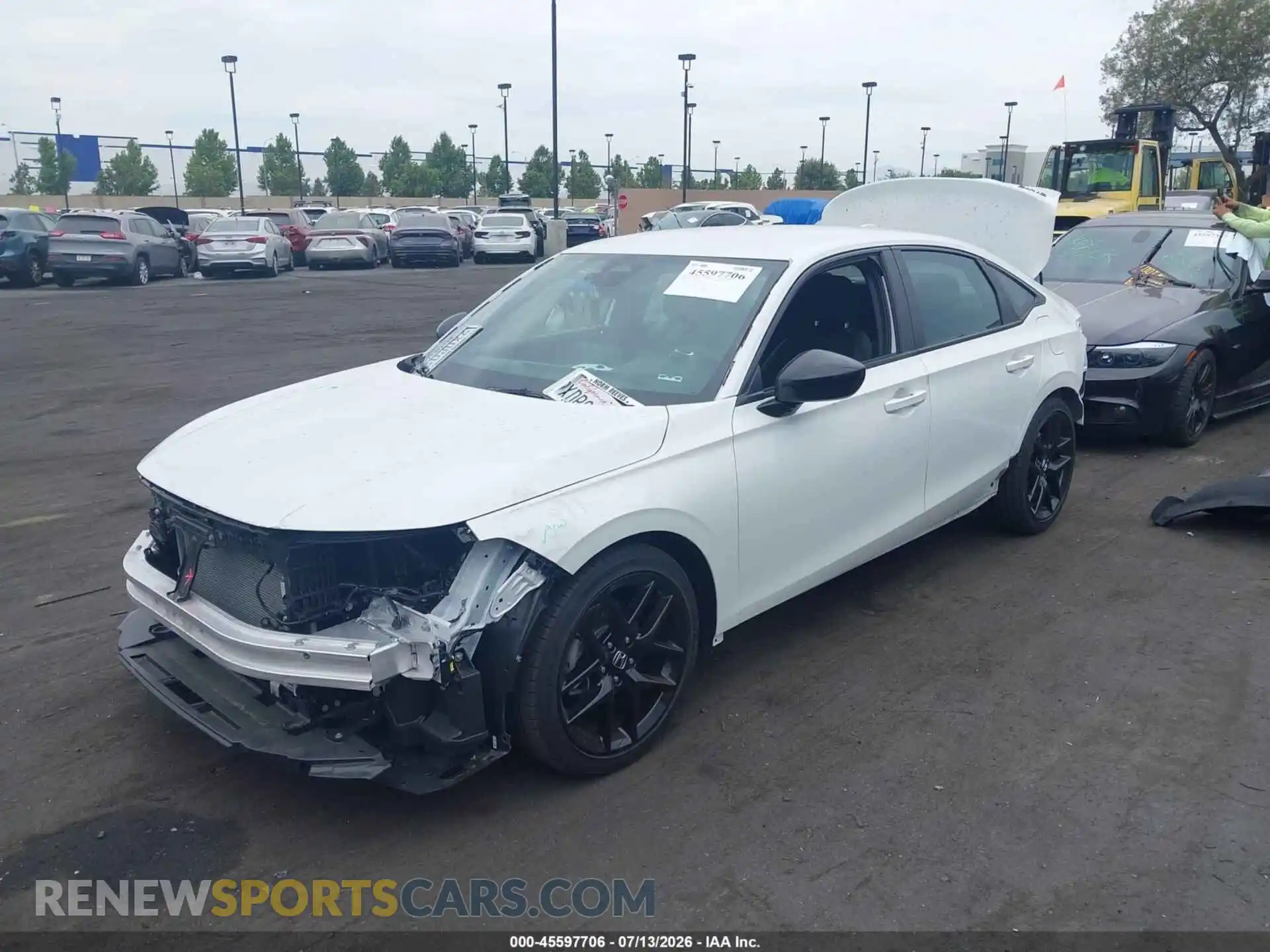 2 Photograph of a damaged car 2HGFE2F59TH539471 HONDA CIVIC 2026