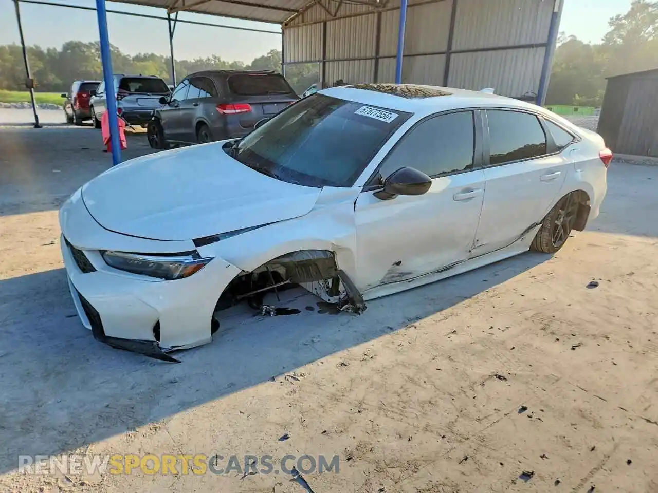 1 Photograph of a damaged car 2HGFE4F80TH338029 HONDA CIVIC 2026