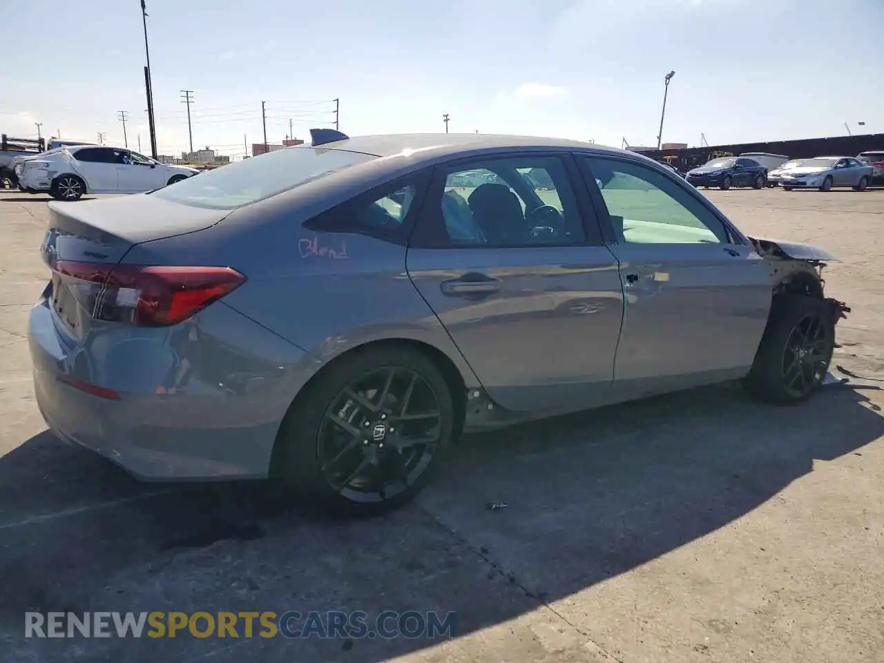 3 Photograph of a damaged car 2HGFE4F82TH303797 HONDA CIVIC 2026