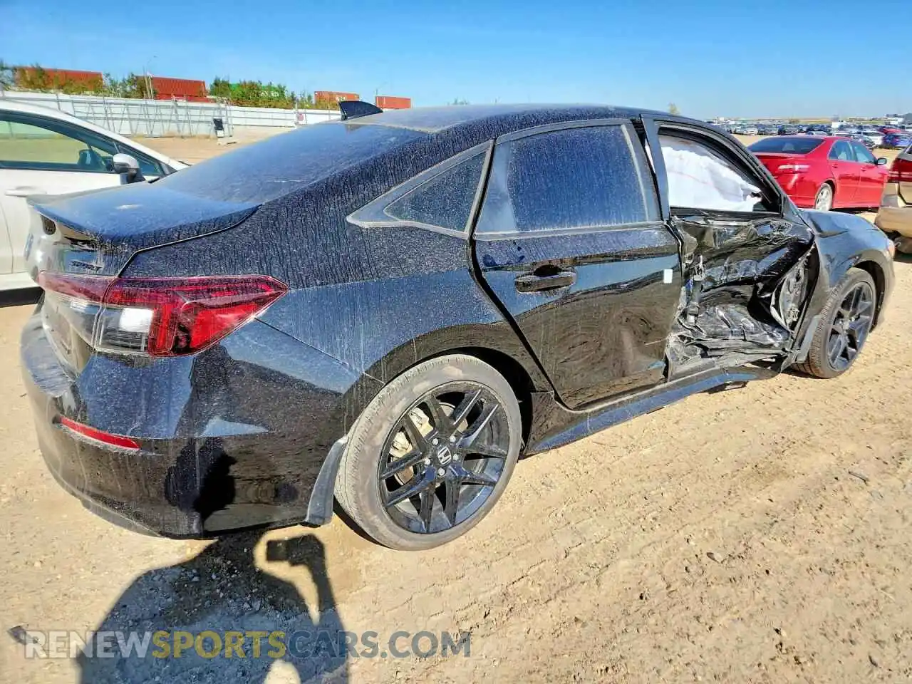 3 fotografías del automóvil dañado 2HGFE4F83TH002861 HONDA CIVIC 2026