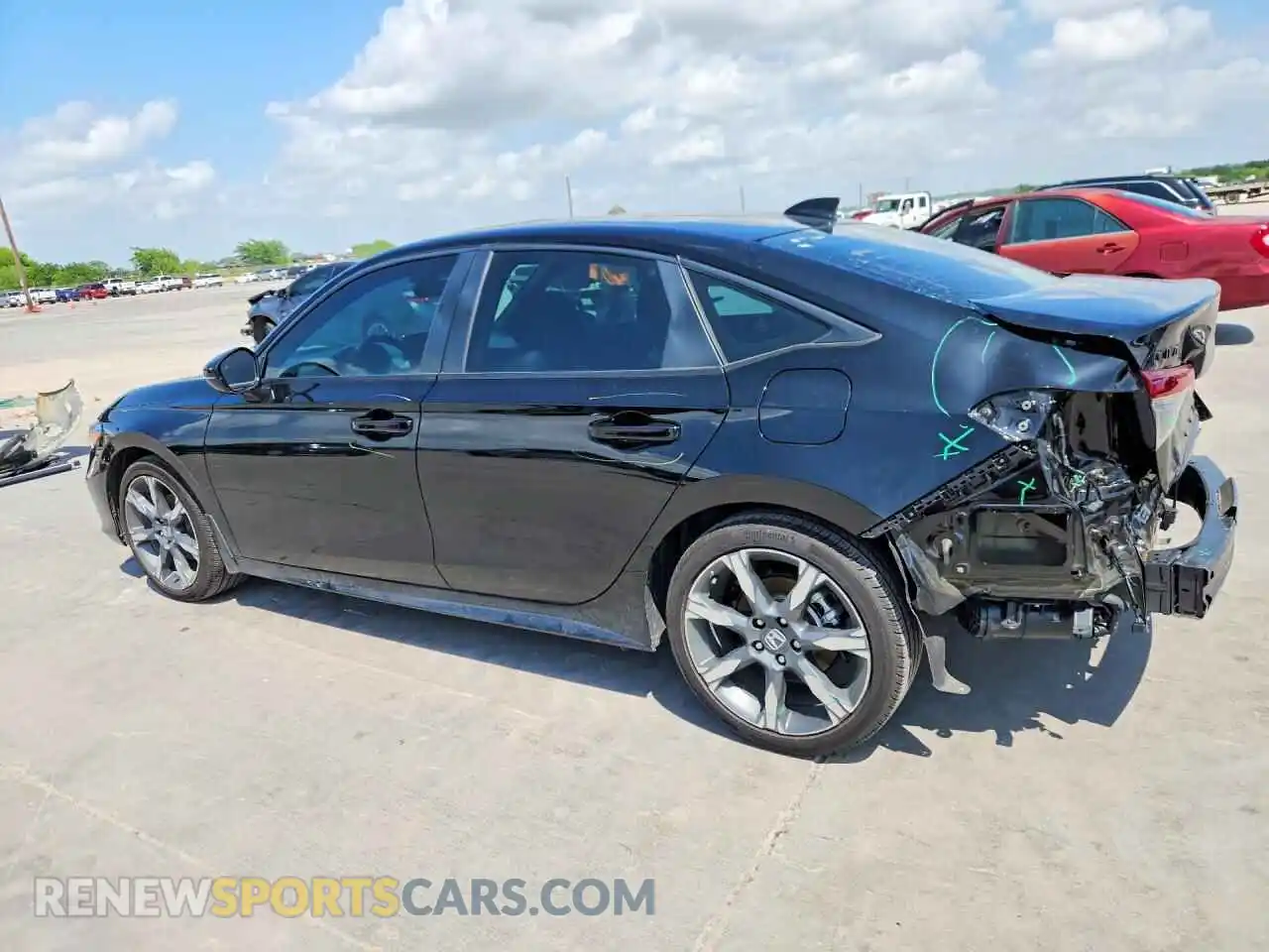 2 Photograph of a damaged car 2HGFE4F86TH308615 HONDA CIVIC 2026