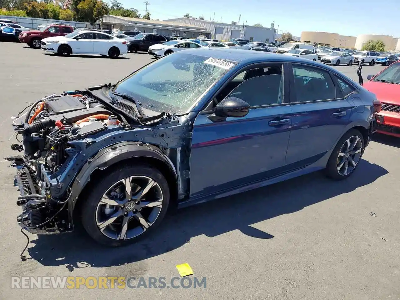 1 Photograph of a damaged car 2HGFE4F87TH341526 HONDA CIVIC 2026