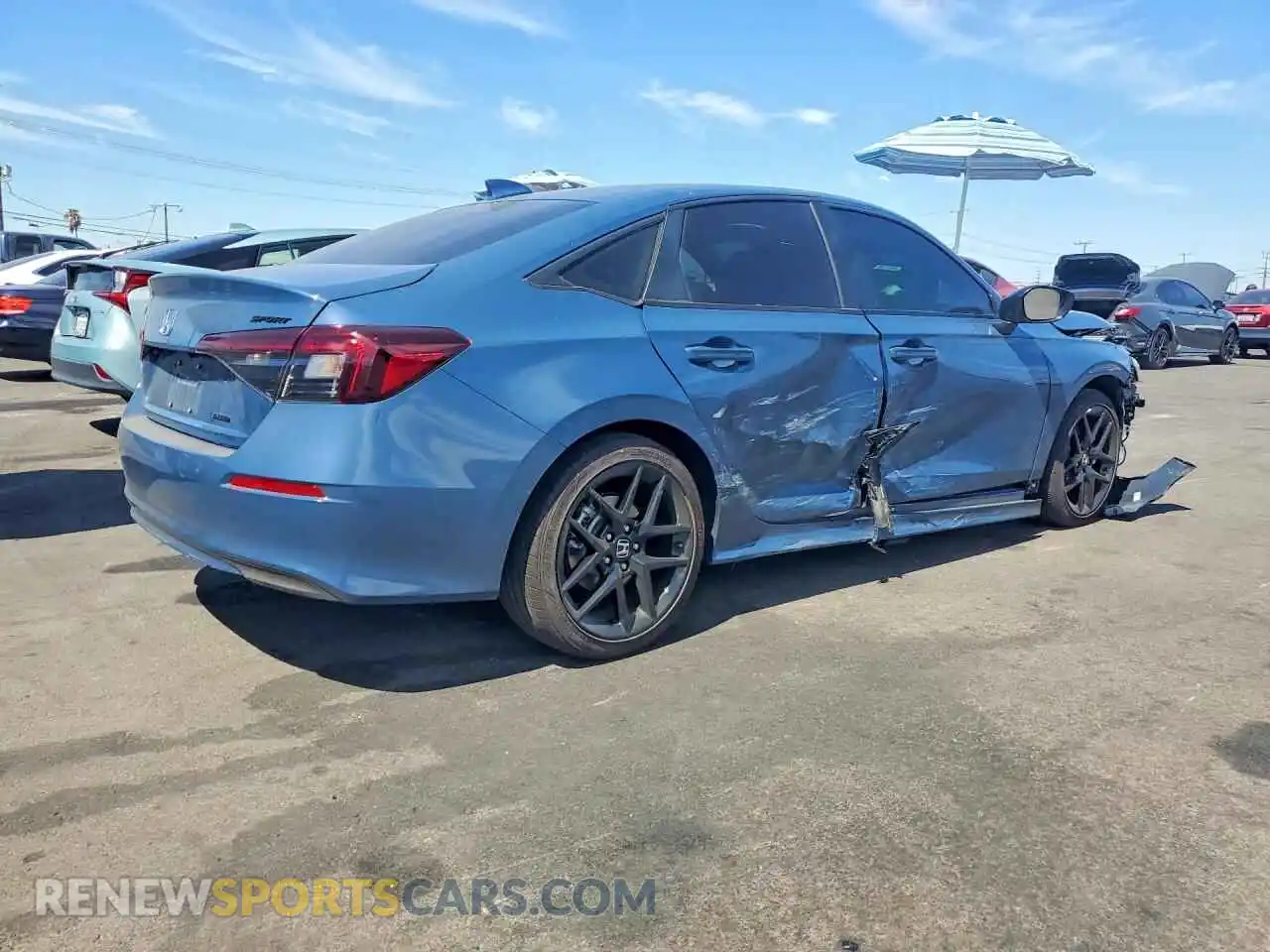 3 Photograph of a damaged car 2HGFE4F87TH344457 HONDA CIVIC 2026