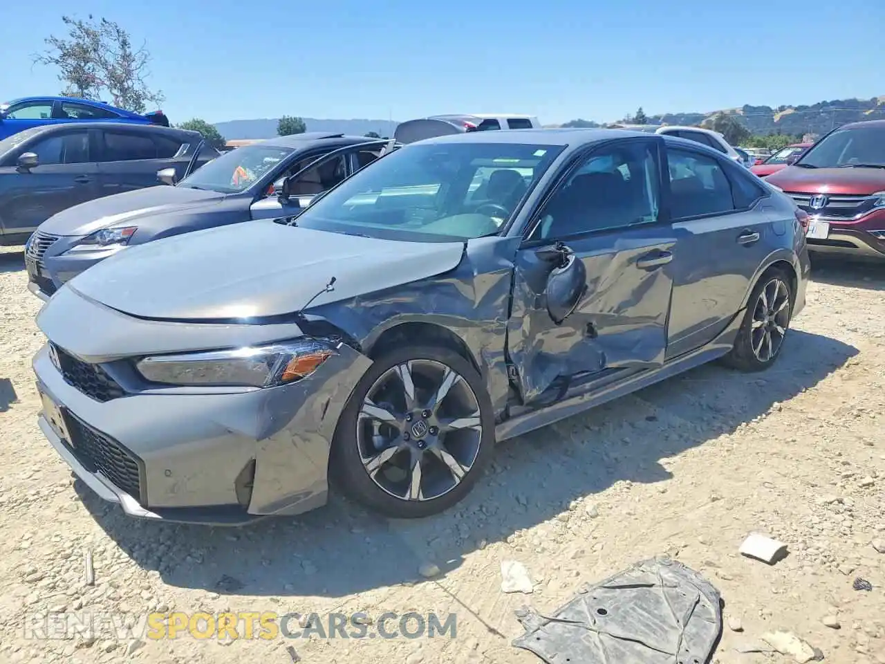 1 Photograph of a damaged car 2HGFE4F89TH321150 HONDA CIVIC 2026