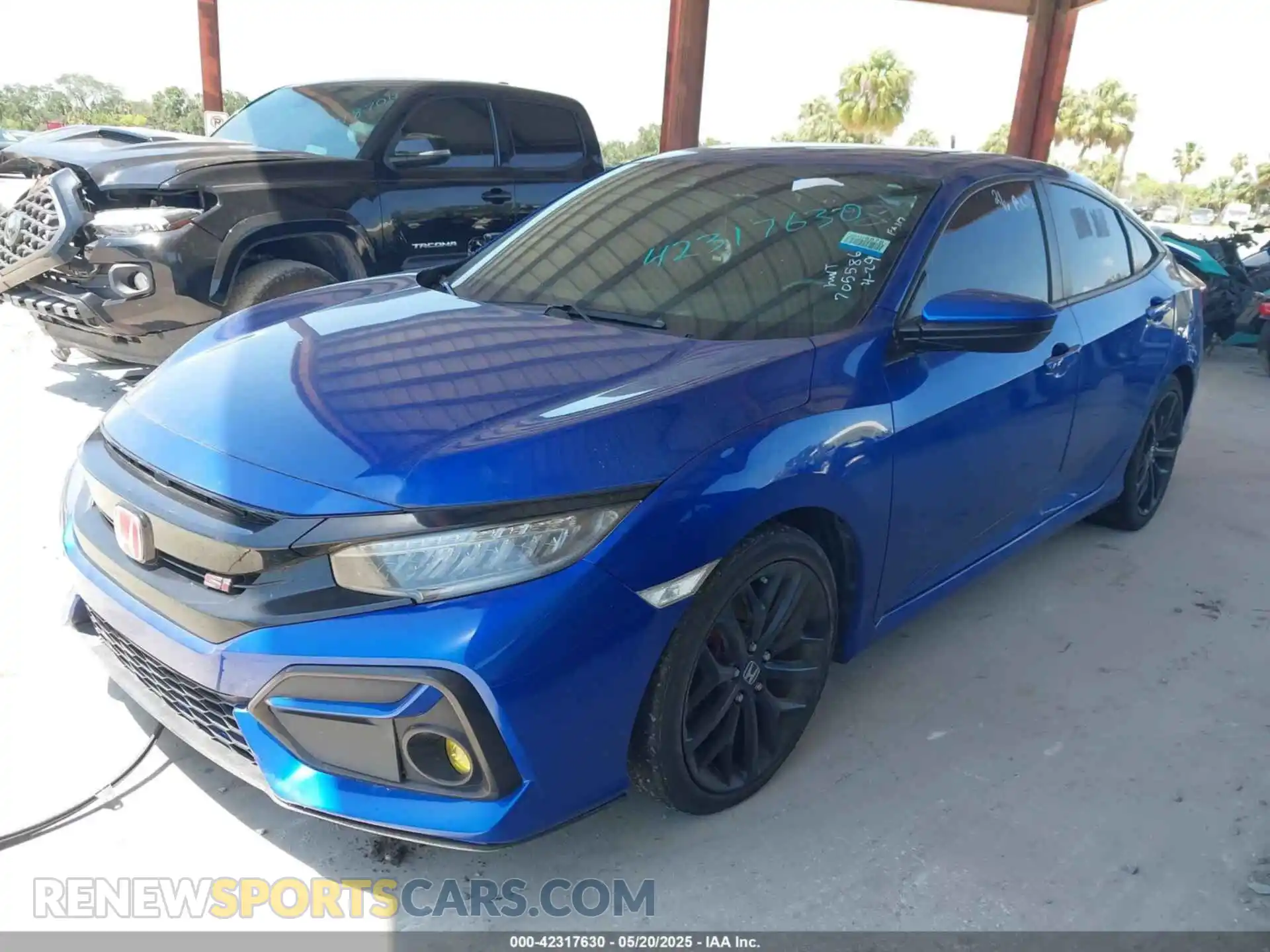 2 Photograph of a damaged car 2HGFC1E50LH705586 HONDA CIVIC SI 2020