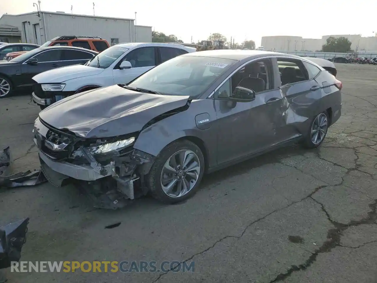 1 Photograph of a damaged car JHMZC5F18MC000357 HONDA CLARITY 2021
