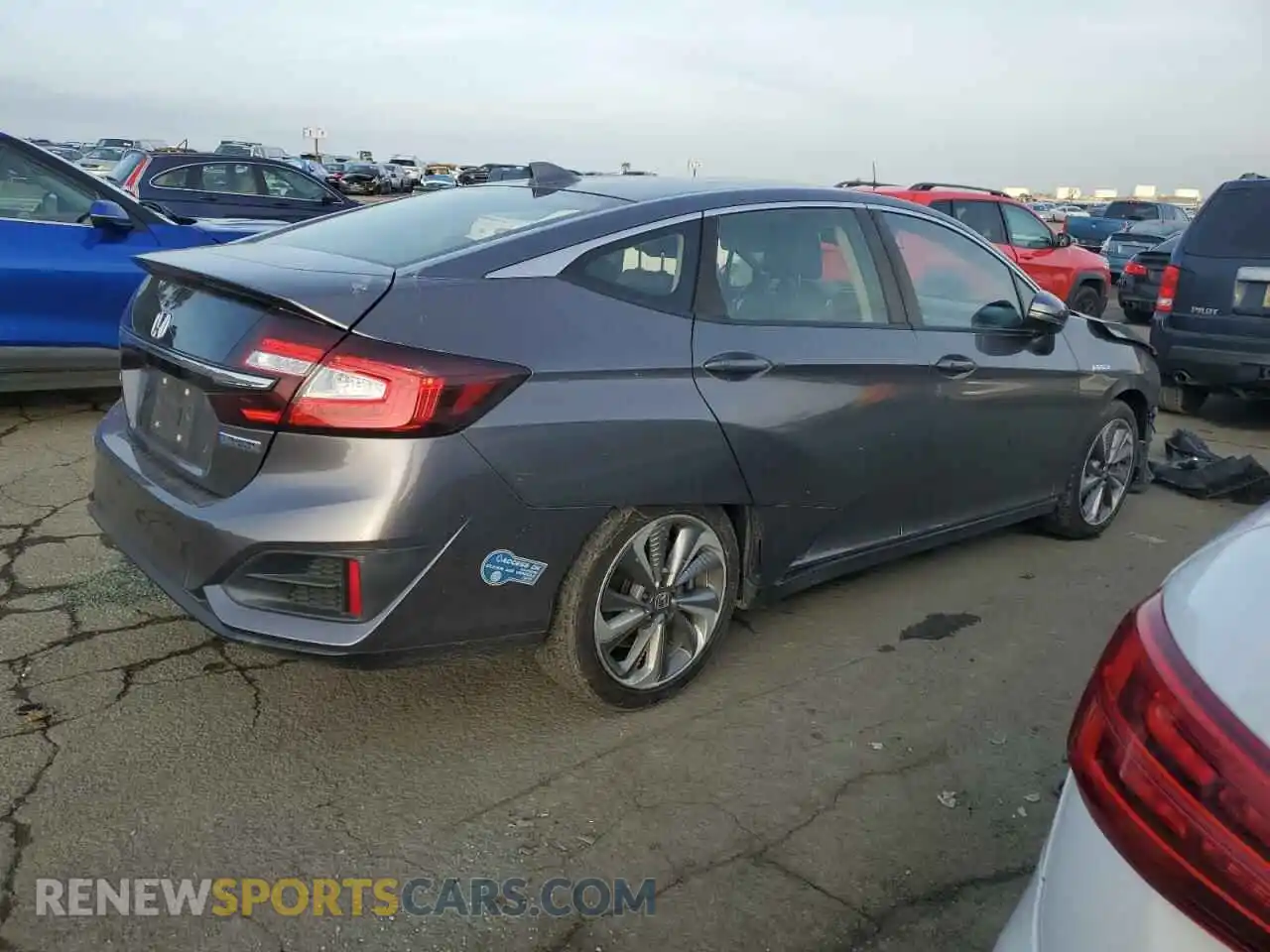 3 Photograph of a damaged car JHMZC5F18MC000357 HONDA CLARITY 2021