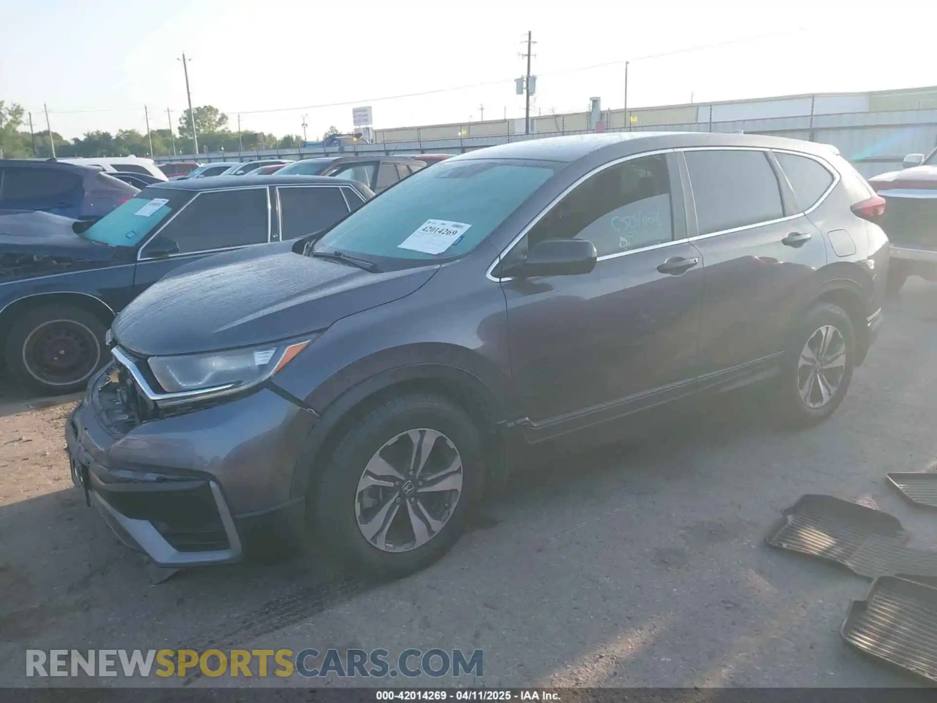 2 Photograph of a damaged car 5J6RW1H27LL009583 HONDA CR-V 2020