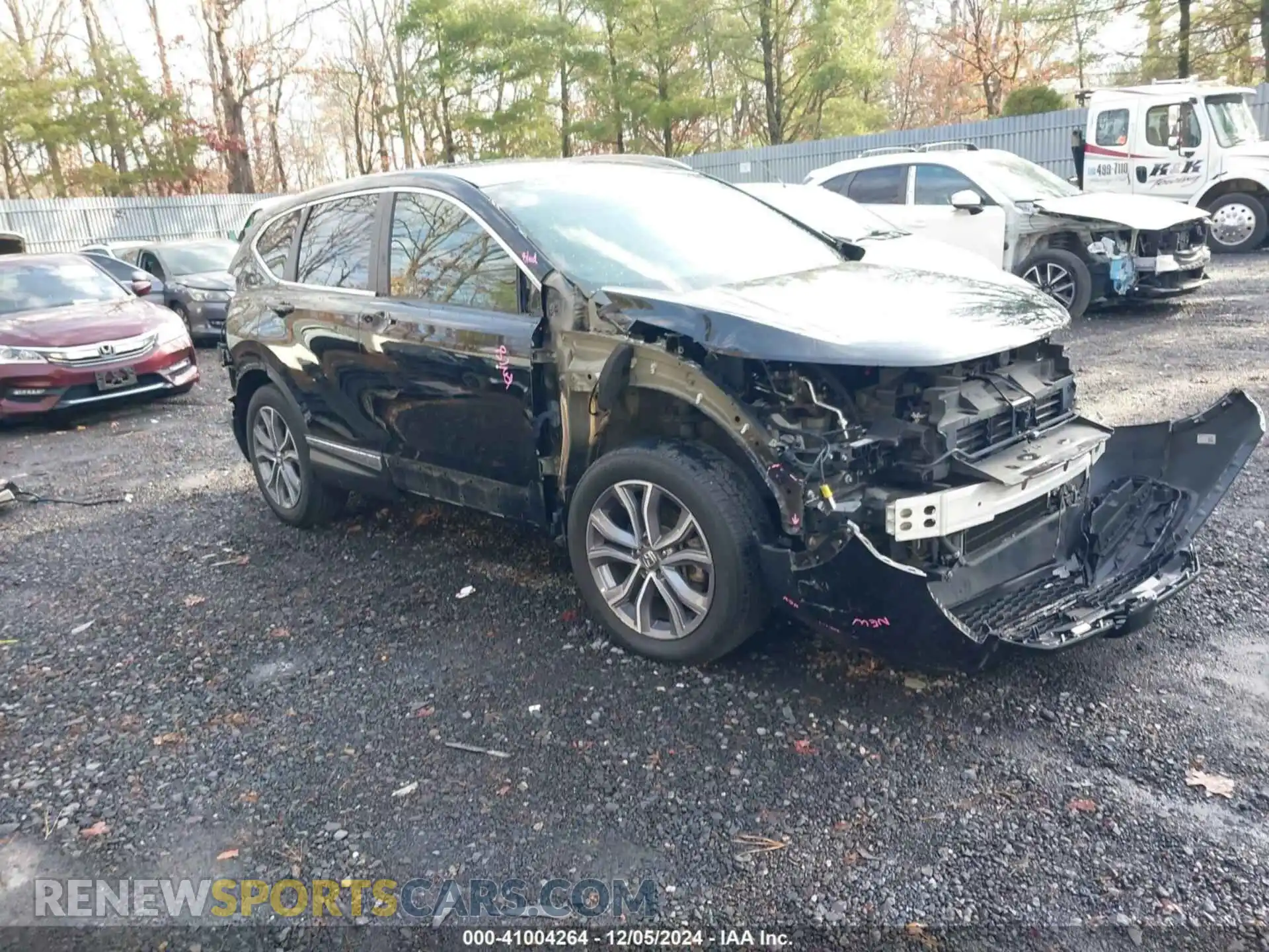 1 fotografías del automóvil dañado 7FART6H90LE022918 HONDA CR-V 2020