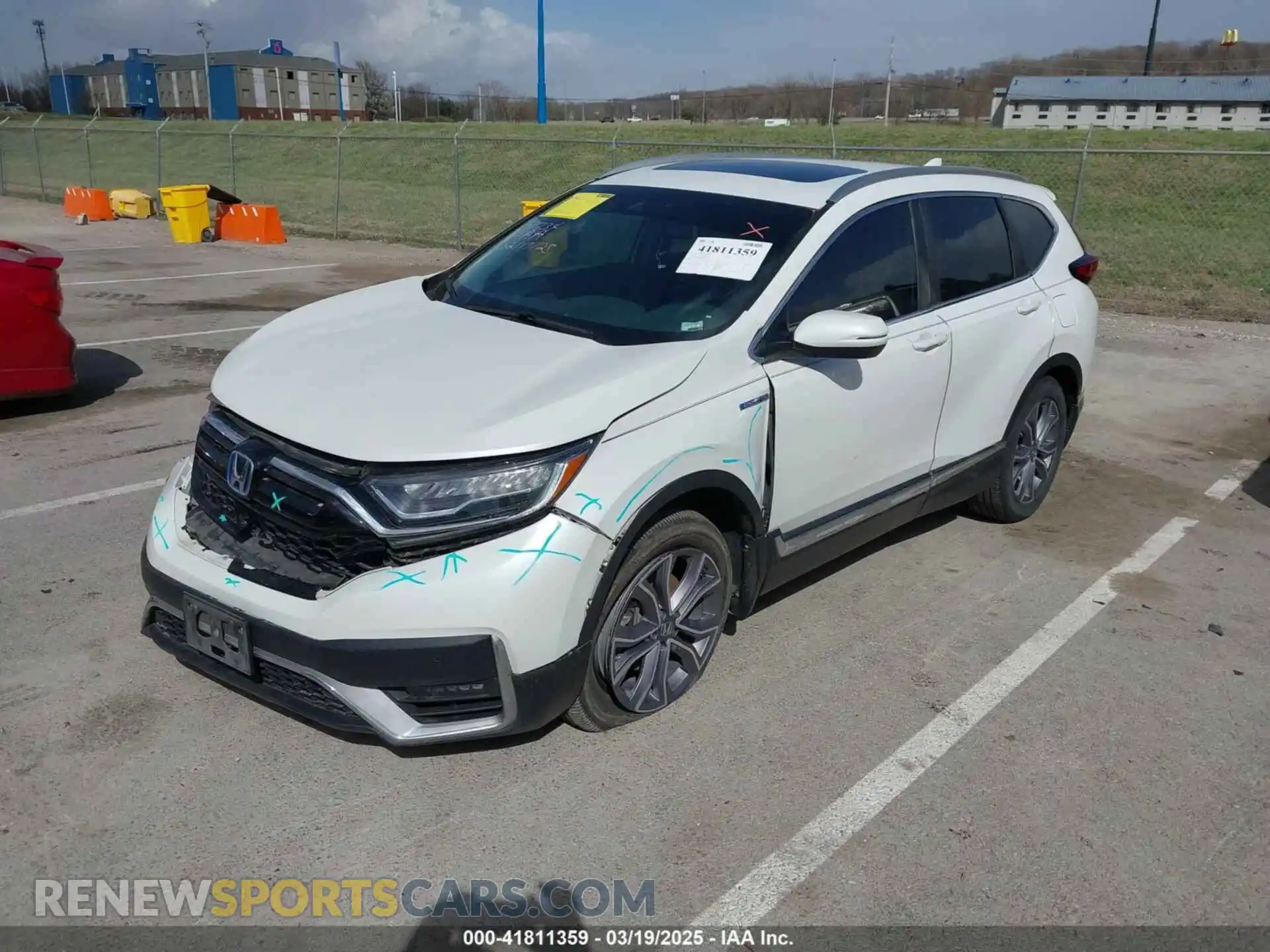 2 Фотография поврежденного автомобиля 7FART6H95LE017553 HONDA CR-V 2020