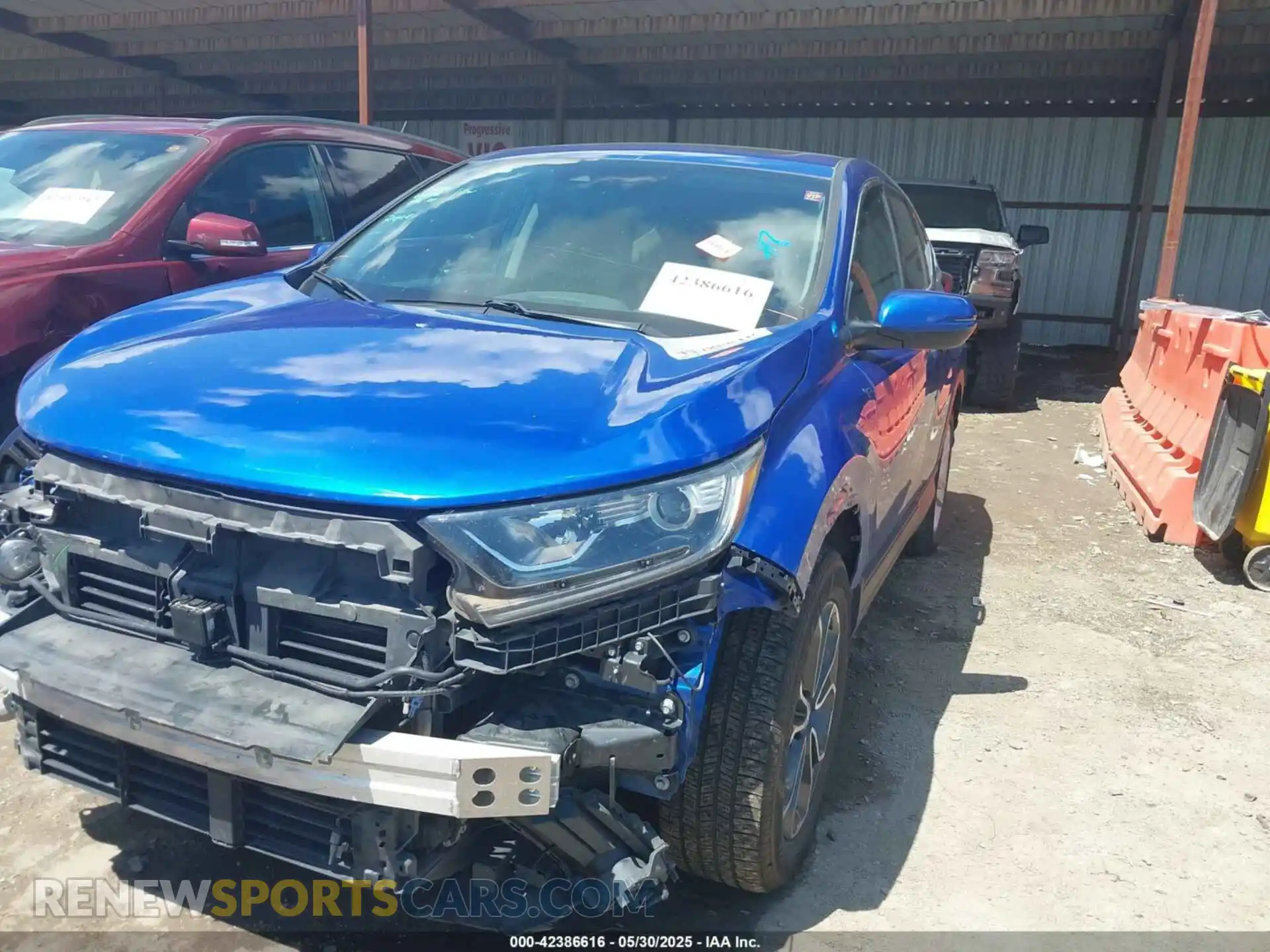 2 Photograph of a damaged car 7FARW1H84LE006433 HONDA CR-V 2020