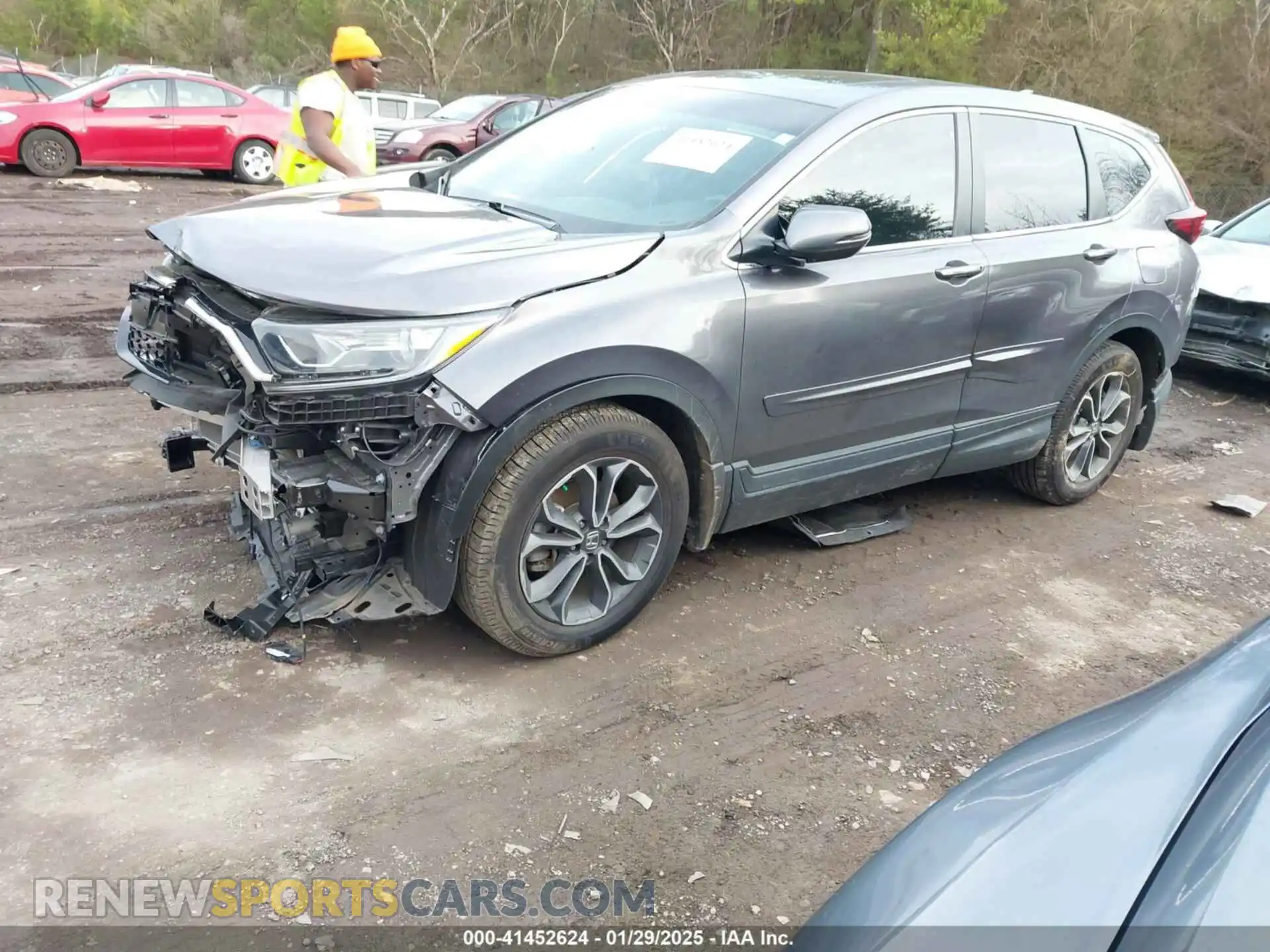2 Photograph of a damaged car 7FARW1H88LE021937 HONDA CR-V 2020