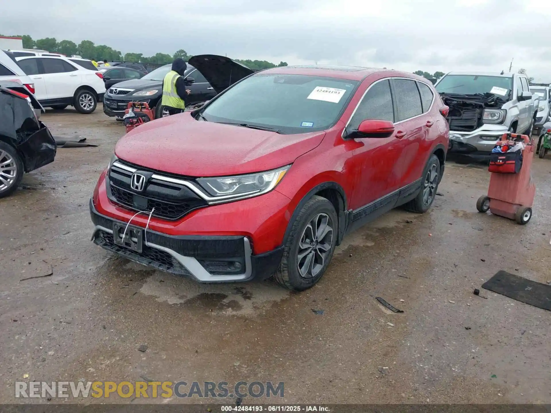 2 Photograph of a damaged car 2HKRW1H50MH419891 HONDA CR-V 2021