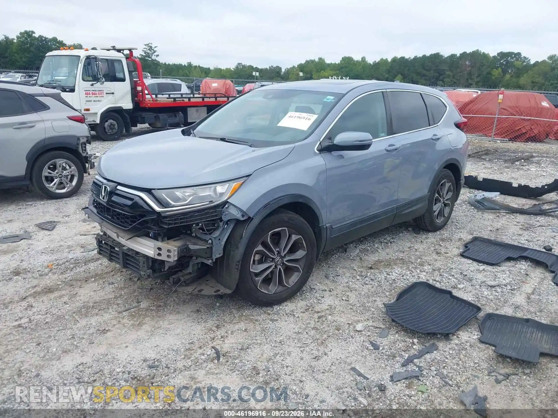2 fotografías del automóvil dañado 2HKRW1H50MH429028 HONDA CR-V 2021